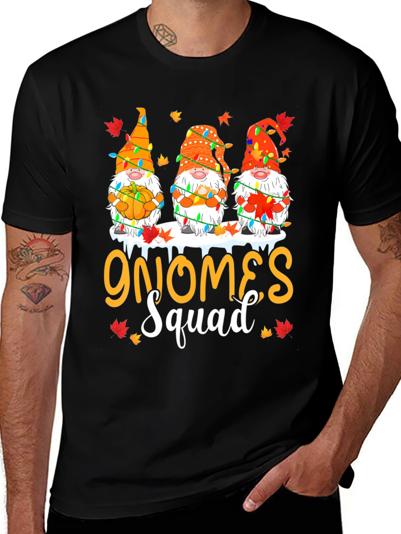 Gnomes Squad Fall Graphic Tee