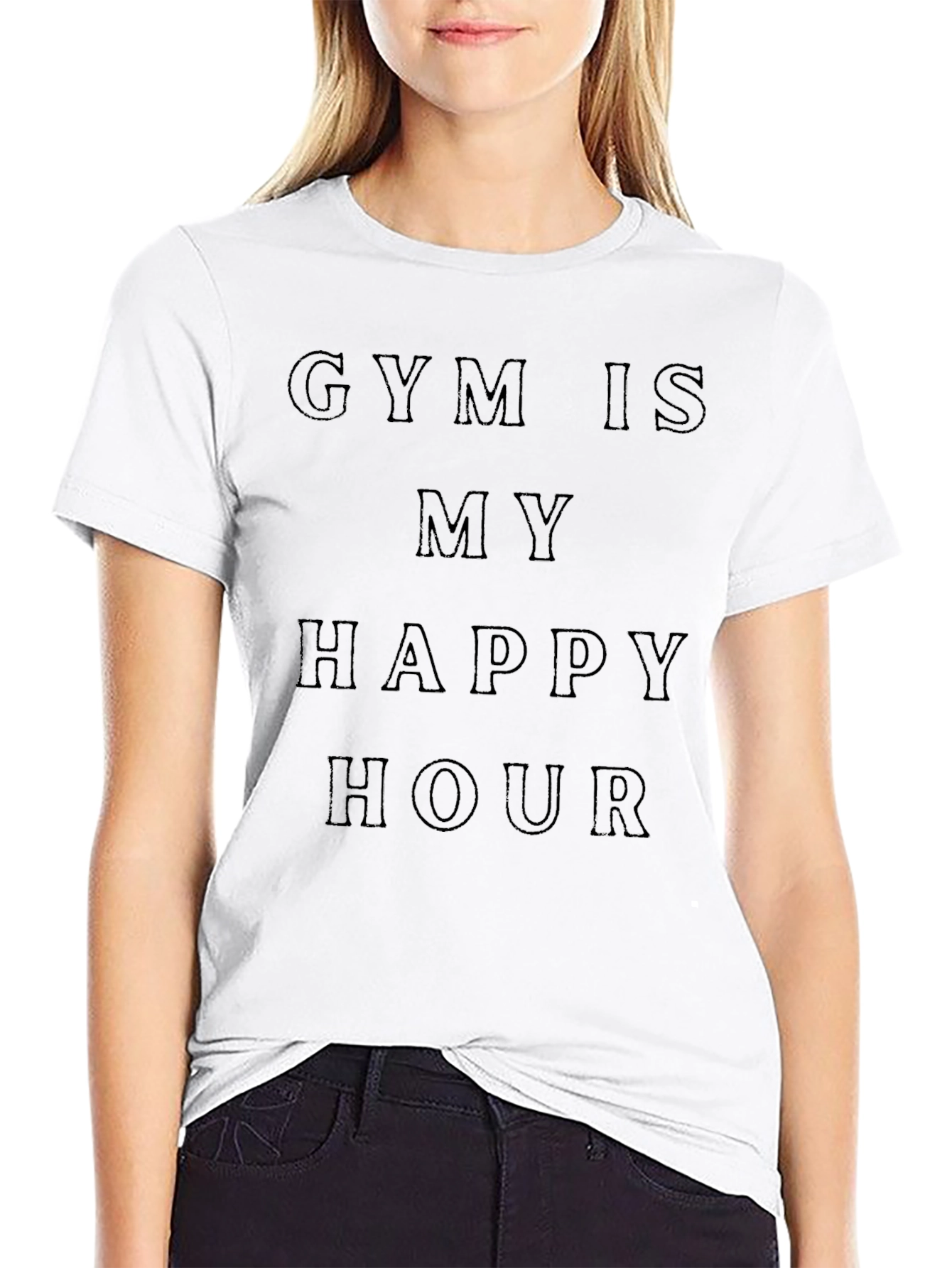 Gym is My Happy Hour Graphic Tee