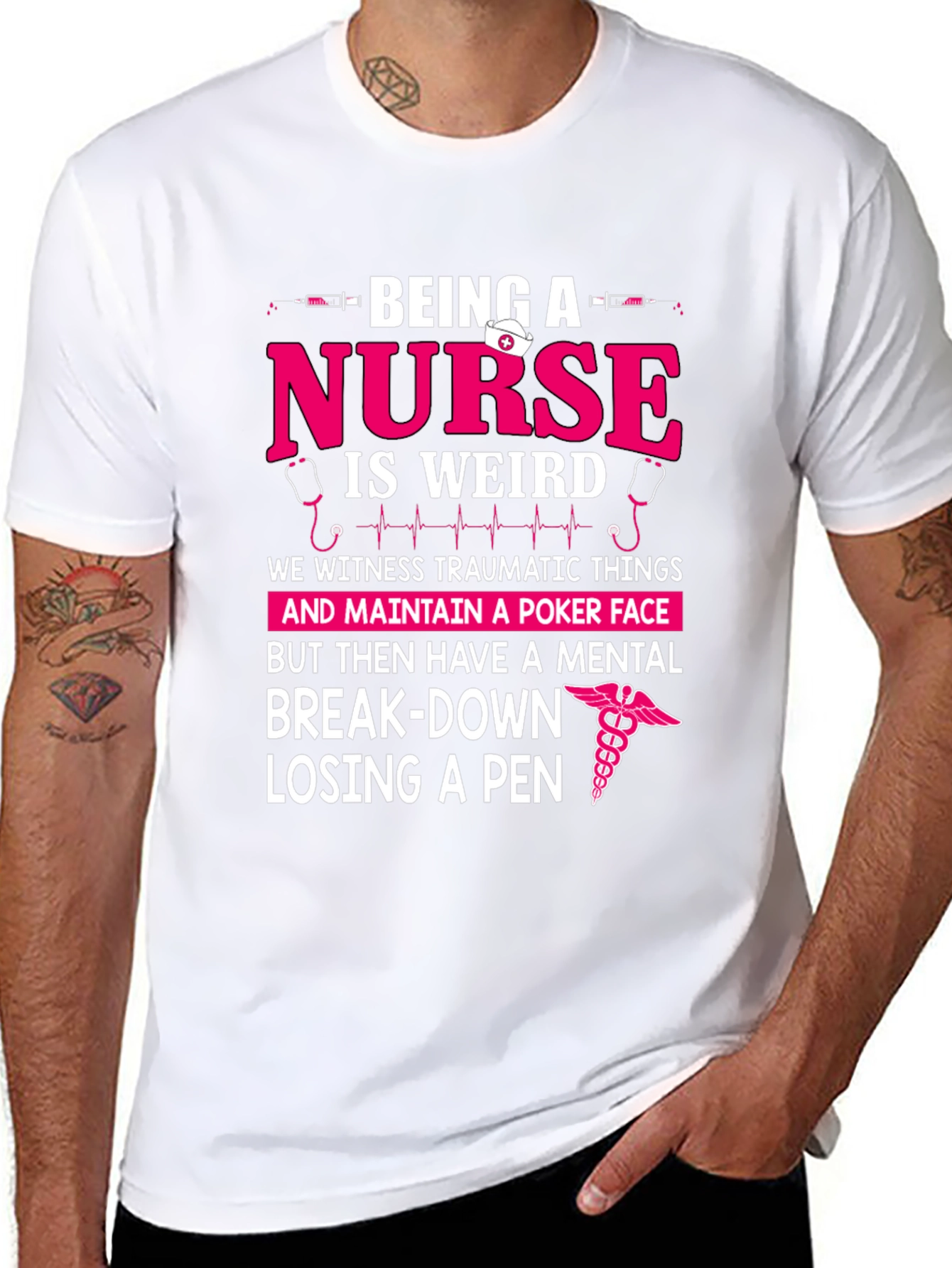 Being a Nurse Weird T-Shirt