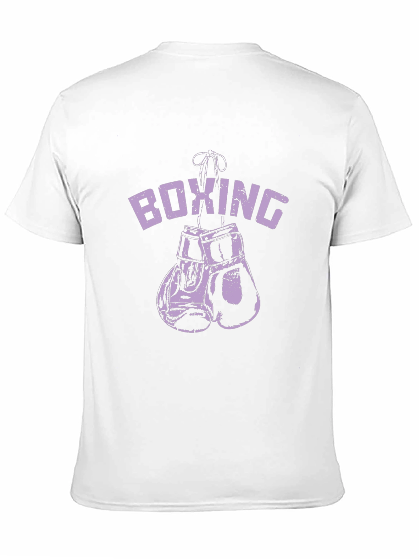 Boxing Gloves Graphic Tee - Black Cotton T-Shirt