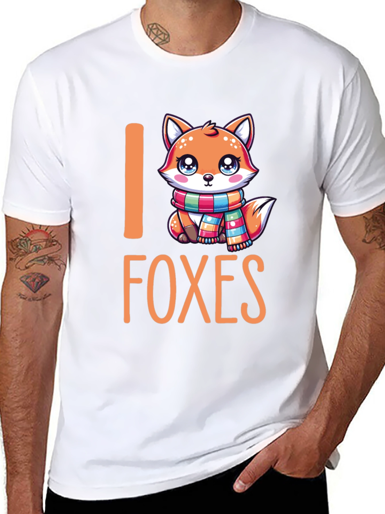 I Love Foxes Graphic T-Shirt