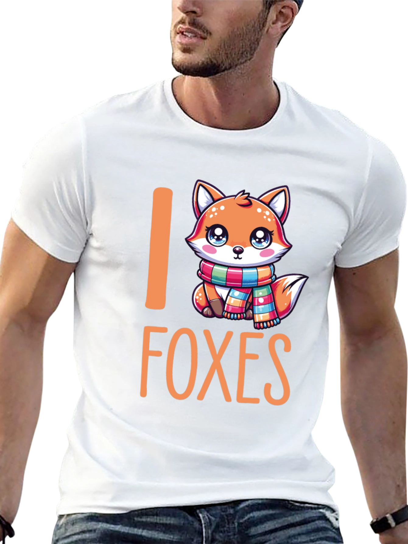 I Love Foxes Graphic T-Shirt