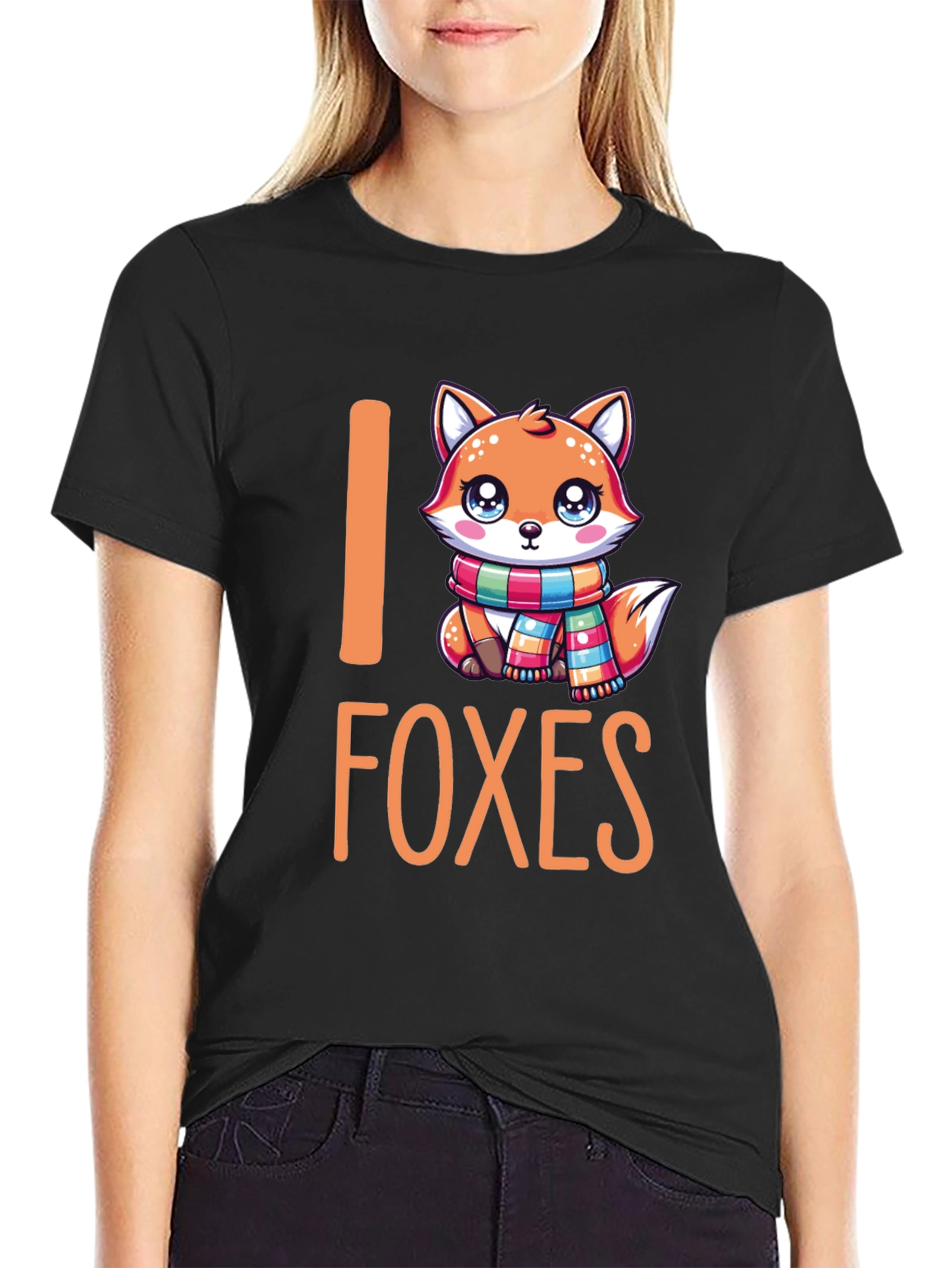 I Love Foxes Graphic T-Shirt