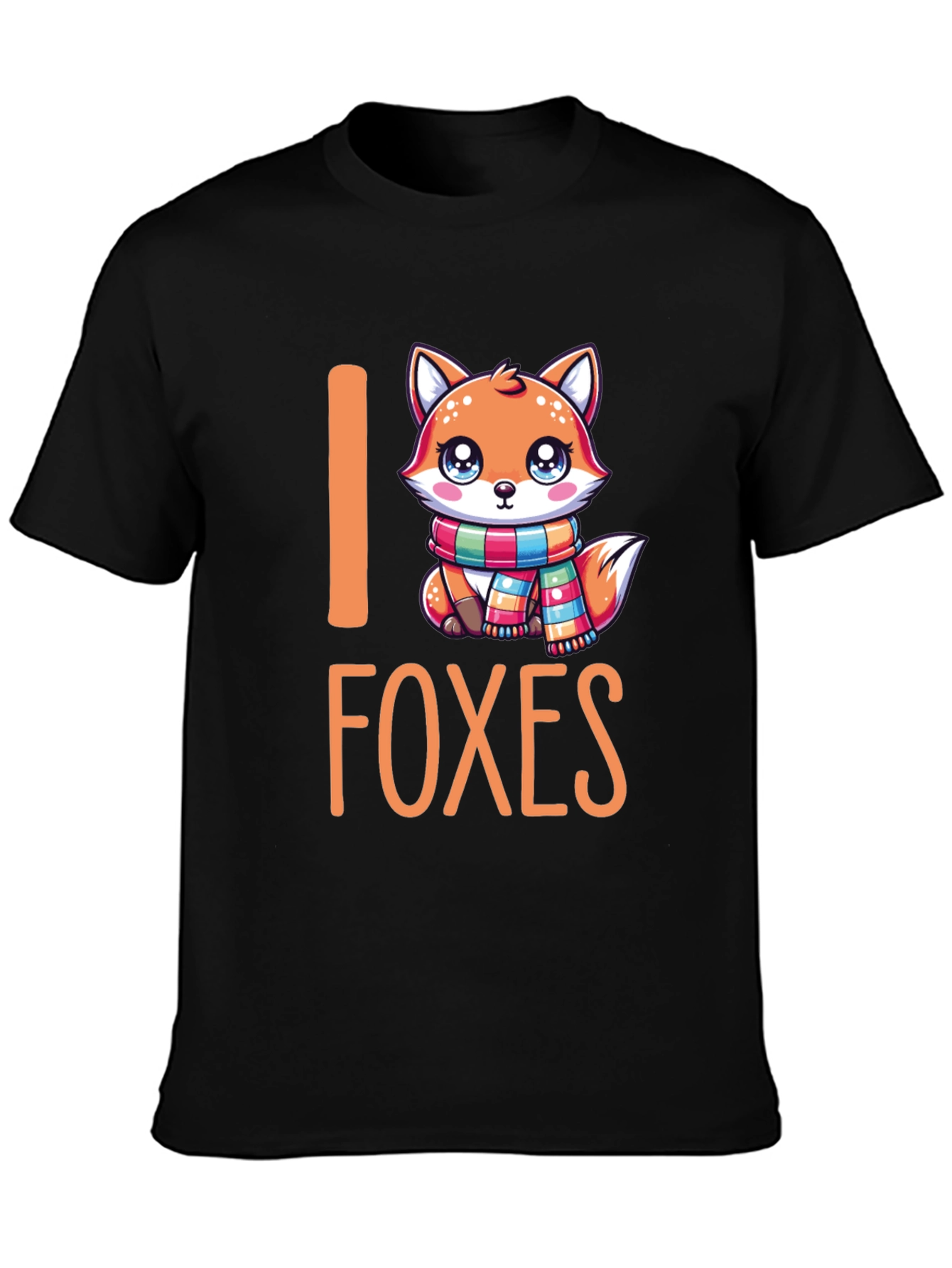 I Love Foxes Graphic T-Shirt