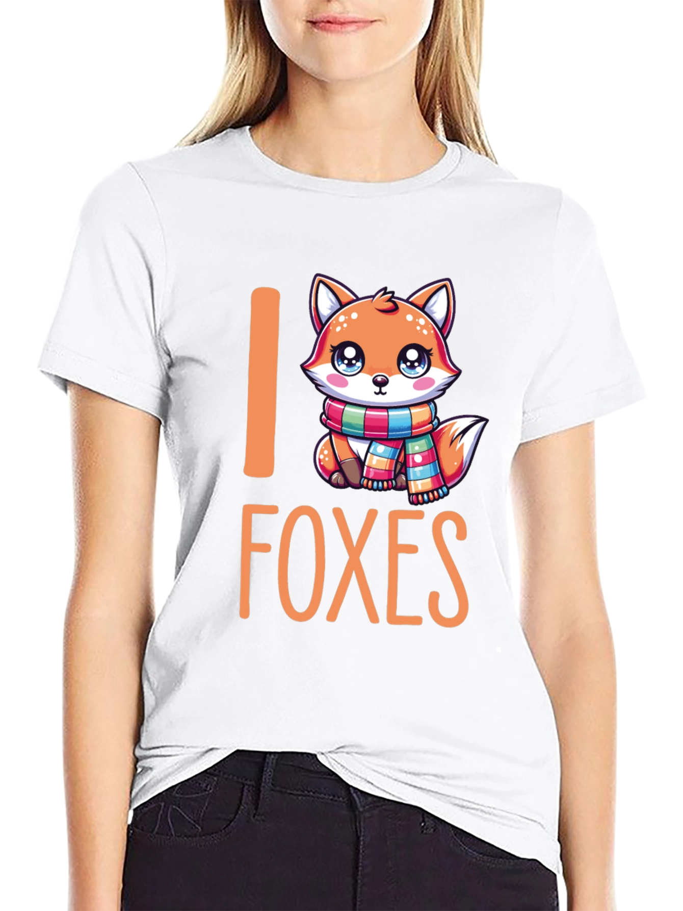 I Love Foxes Graphic T-Shirt