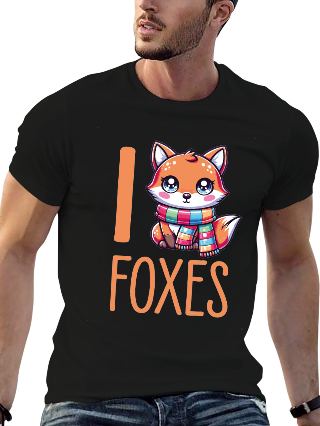 I Love Foxes Graphic T-Shirt