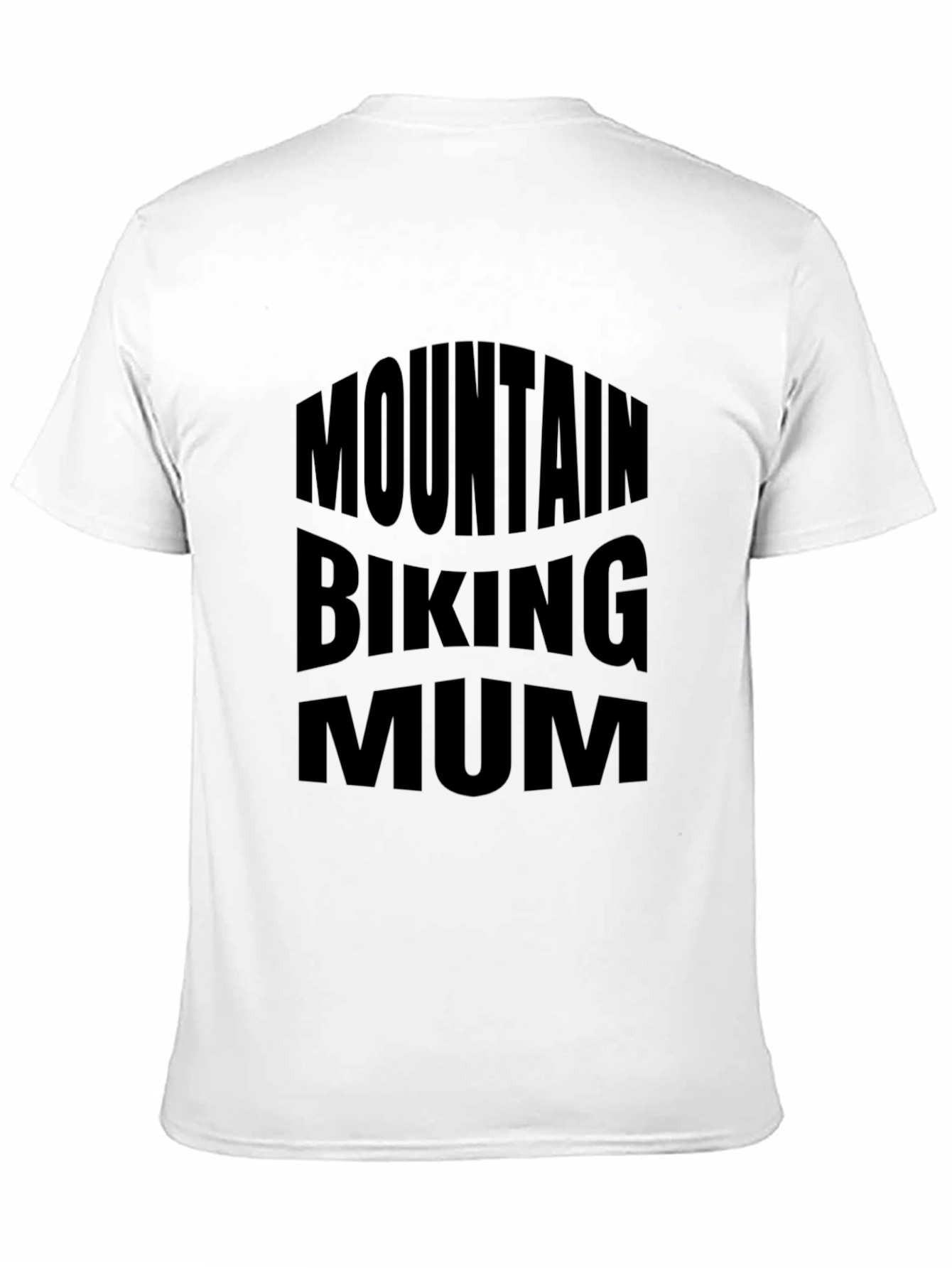 Mountain Biking Mum T-Shirt - Black