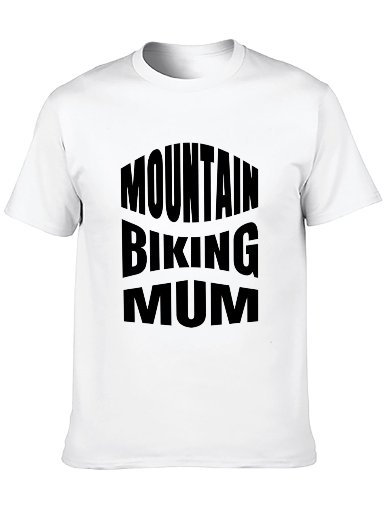 Mountain Biking Mum T-Shirt - Black