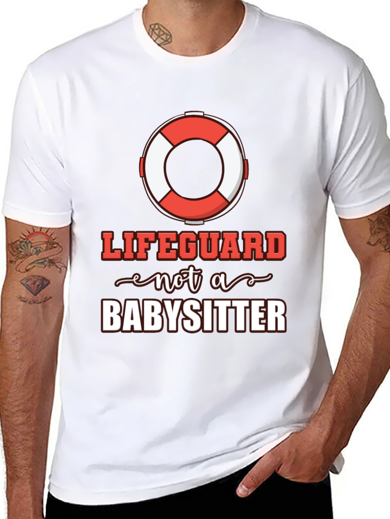 Lifeguard Not A Babysitter T-Shirt