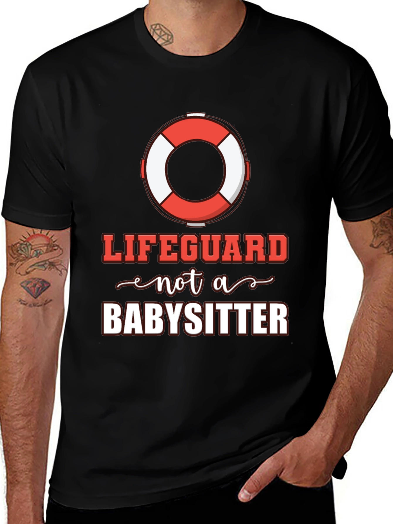 Lifeguard Not A Babysitter T-Shirt