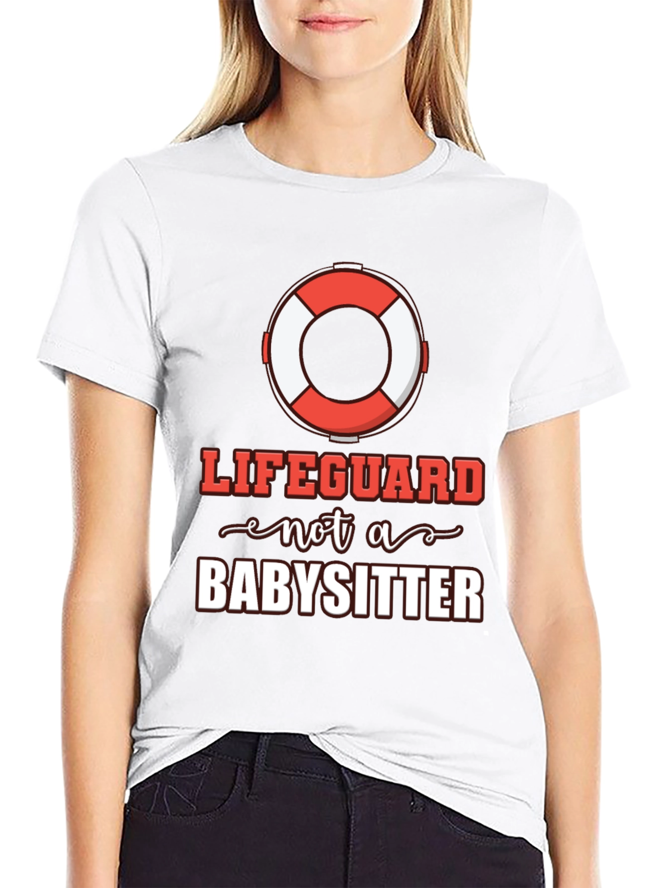 Lifeguard Not A Babysitter T-Shirt