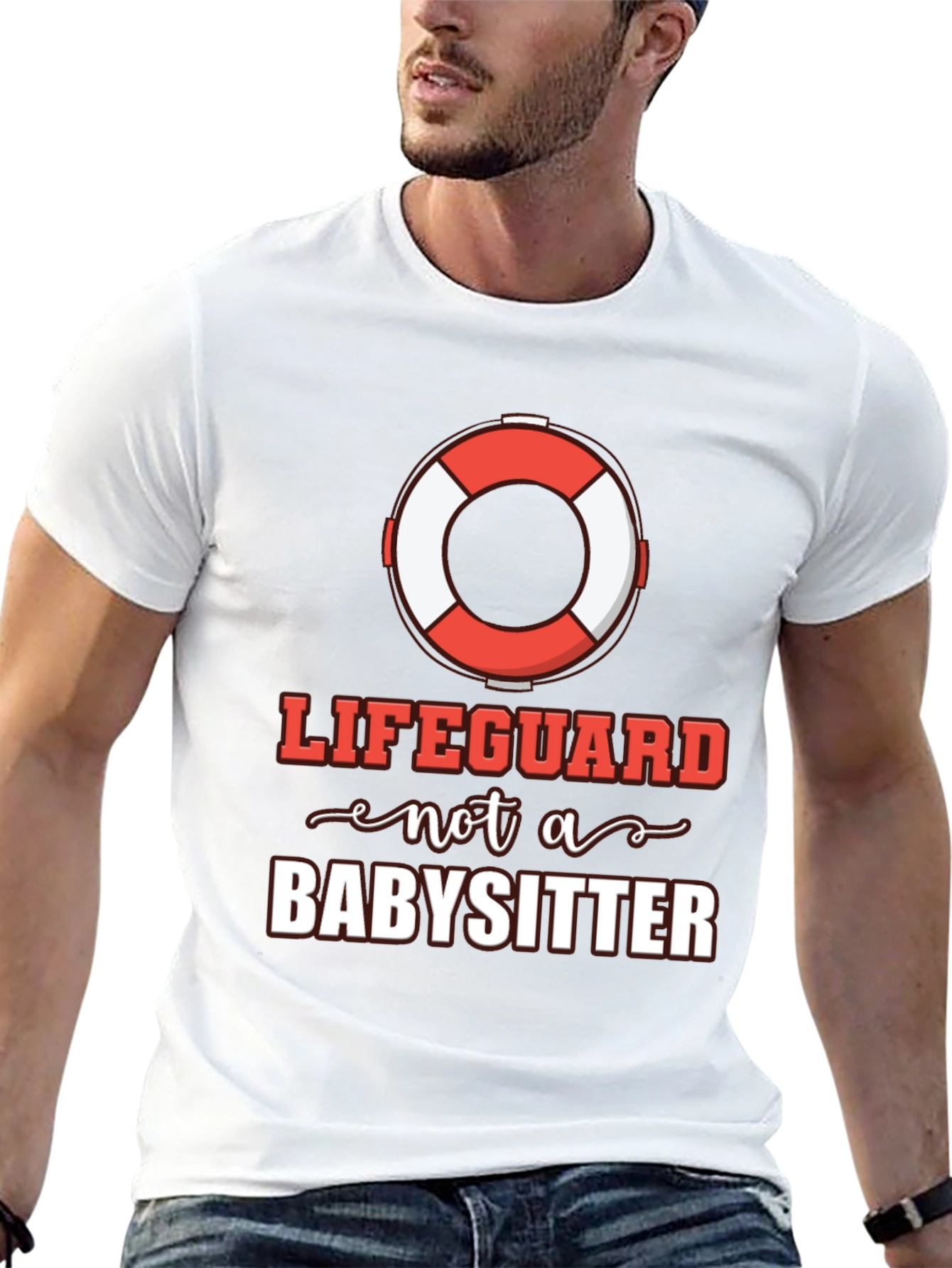 Lifeguard Not A Babysitter T-Shirt