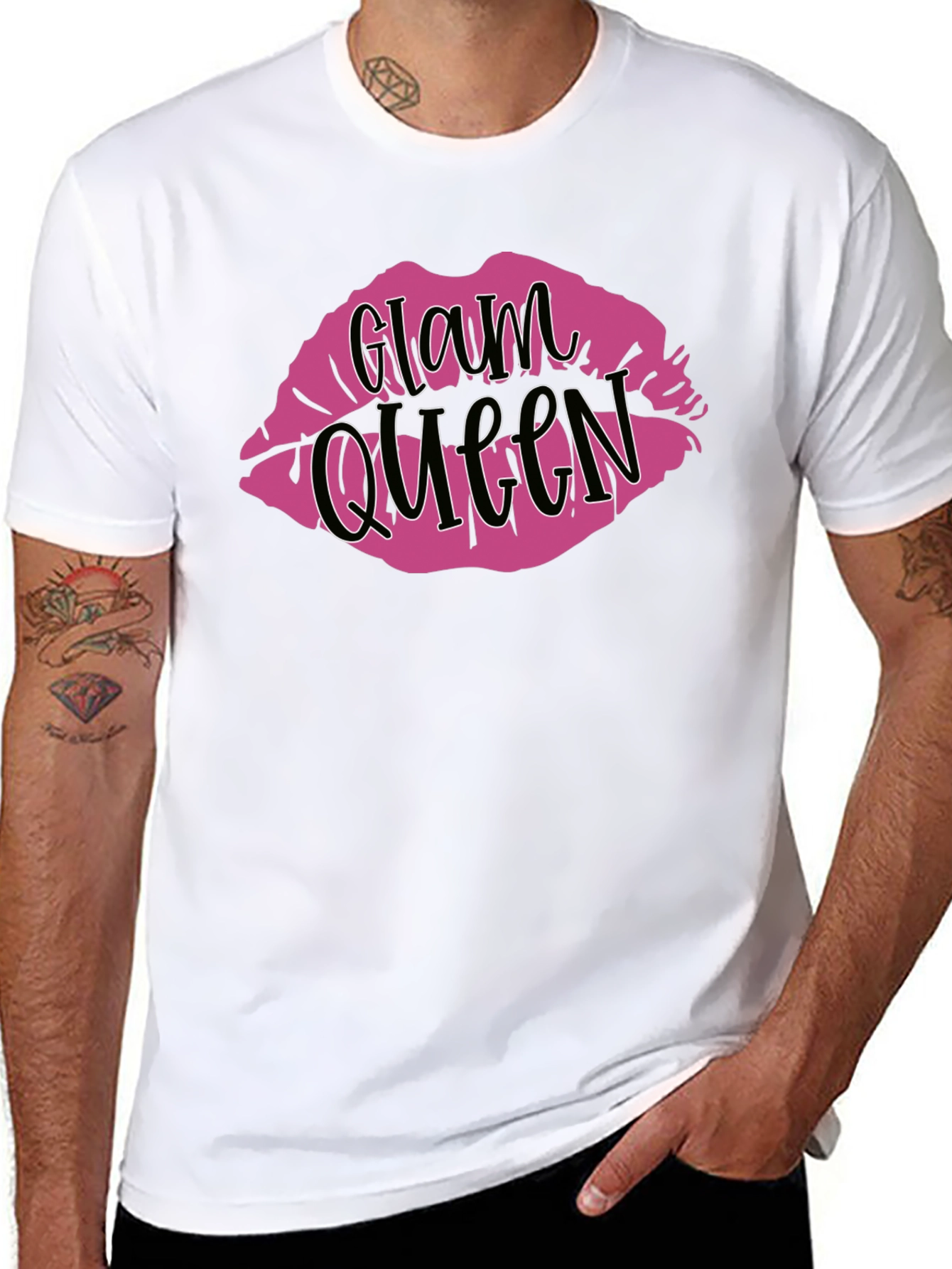 Glam Queen Lips Graphic T-Shirt
