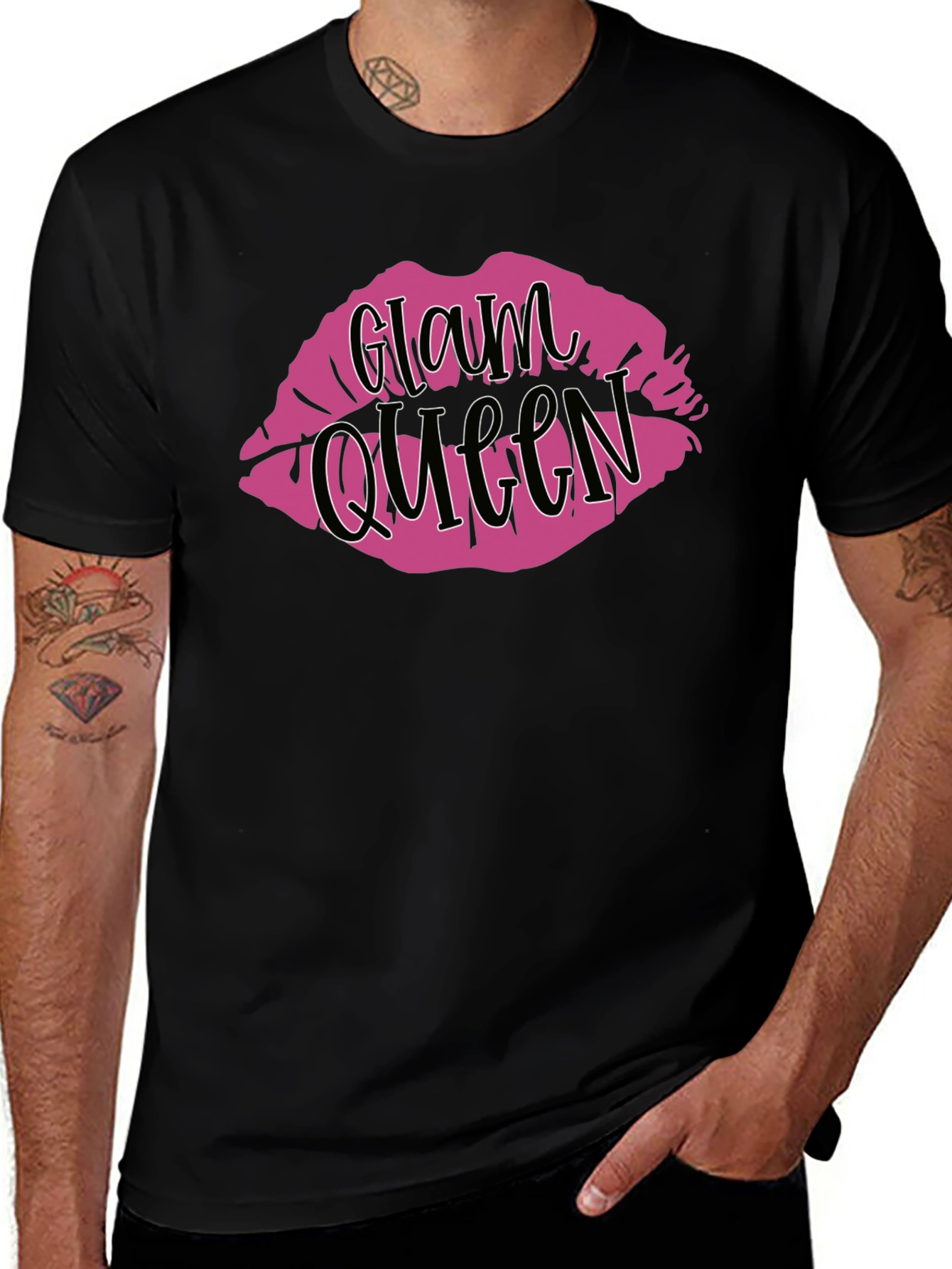 Glam Queen Lips Graphic T-Shirt