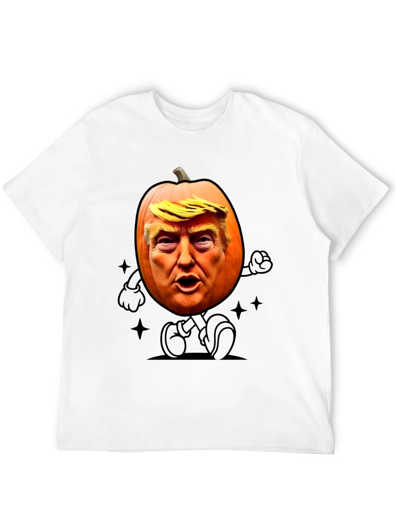 Trumpkin Halloween T-Shirt - Funny Pumpkin Design