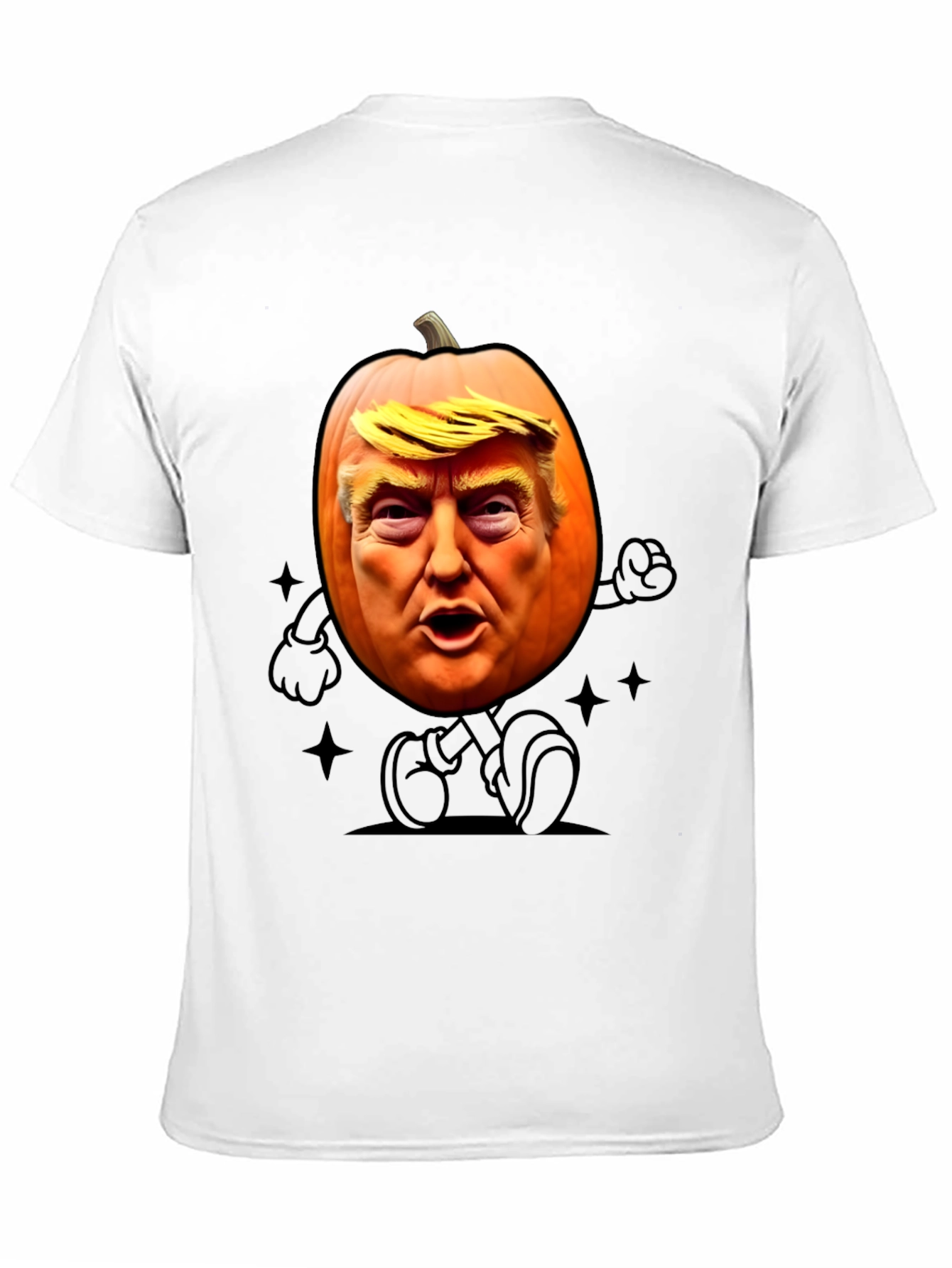 Trumpkin Halloween T-Shirt - Funny Pumpkin Design