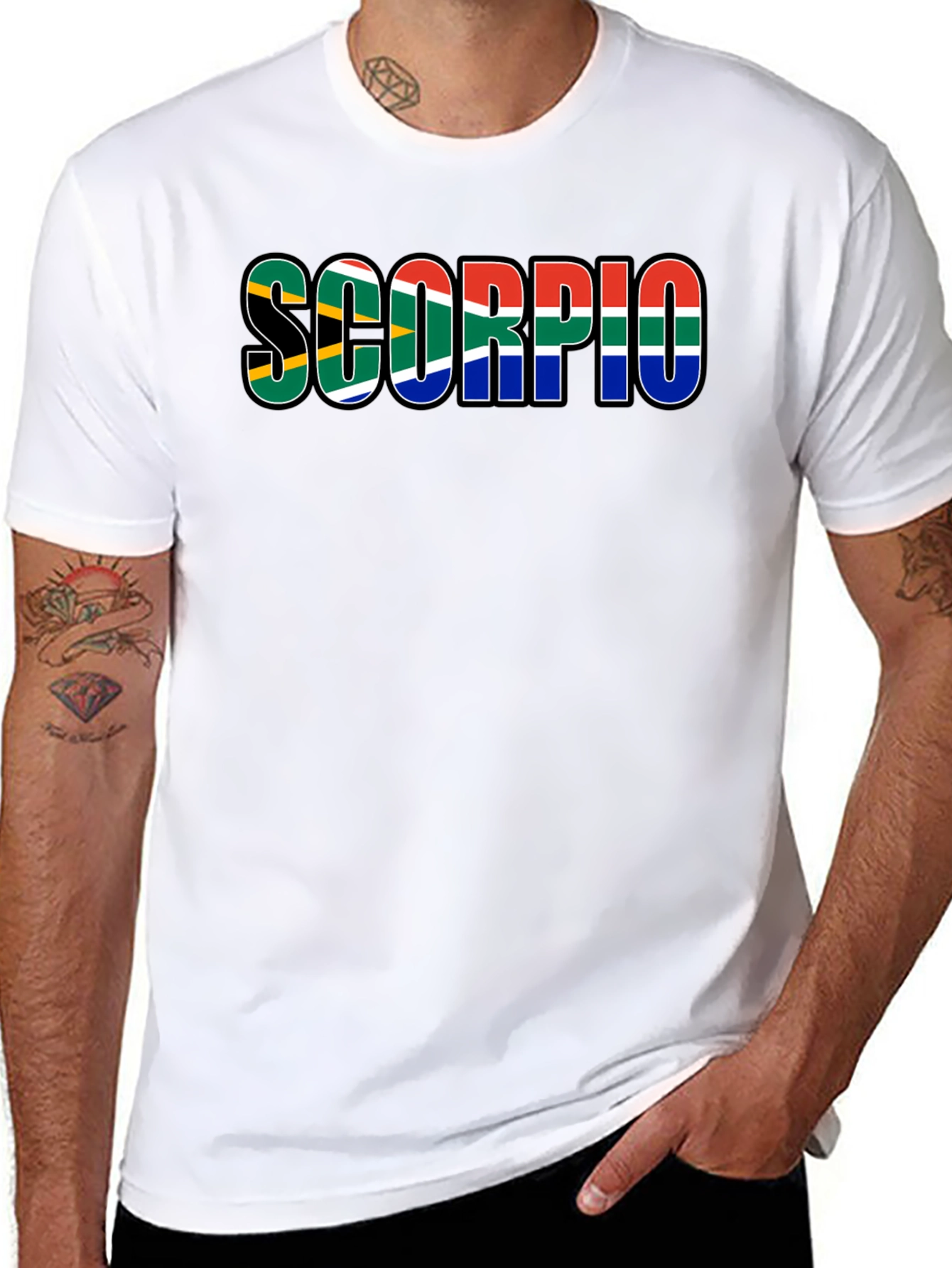 Scorpio South African Flag T-Shirt