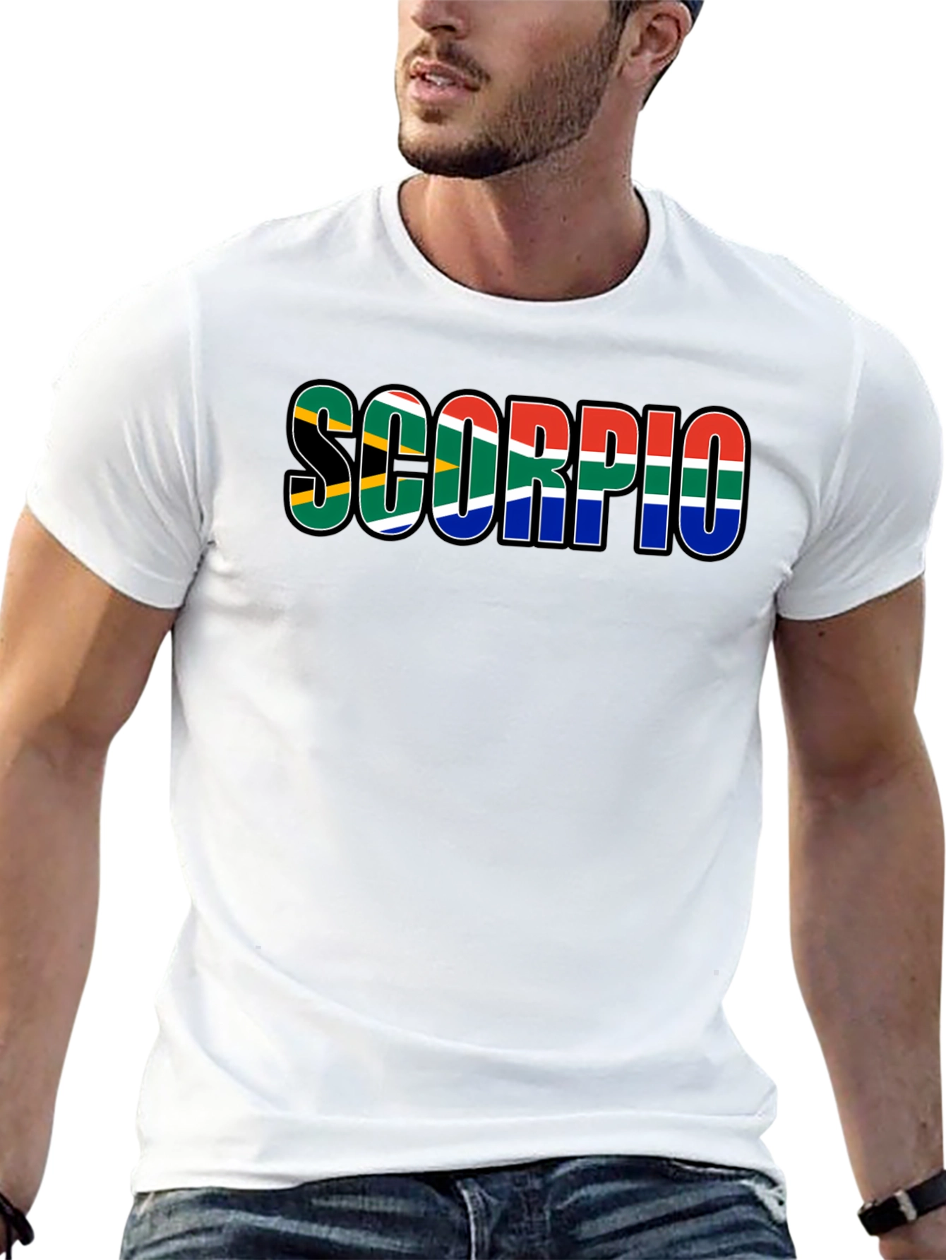 Scorpio South African Flag T-Shirt