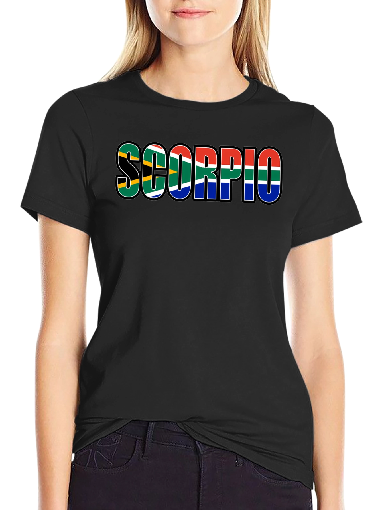 Scorpio South African Flag T-Shirt