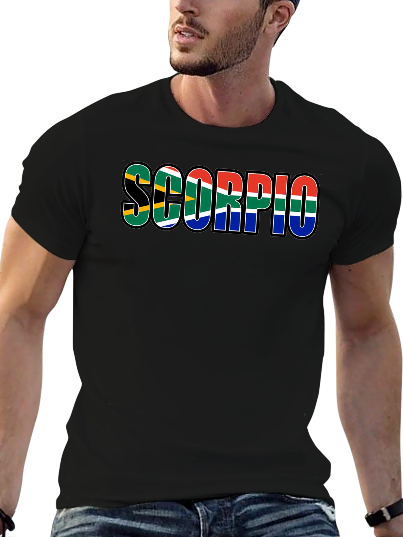 Scorpio South African Flag T-Shirt