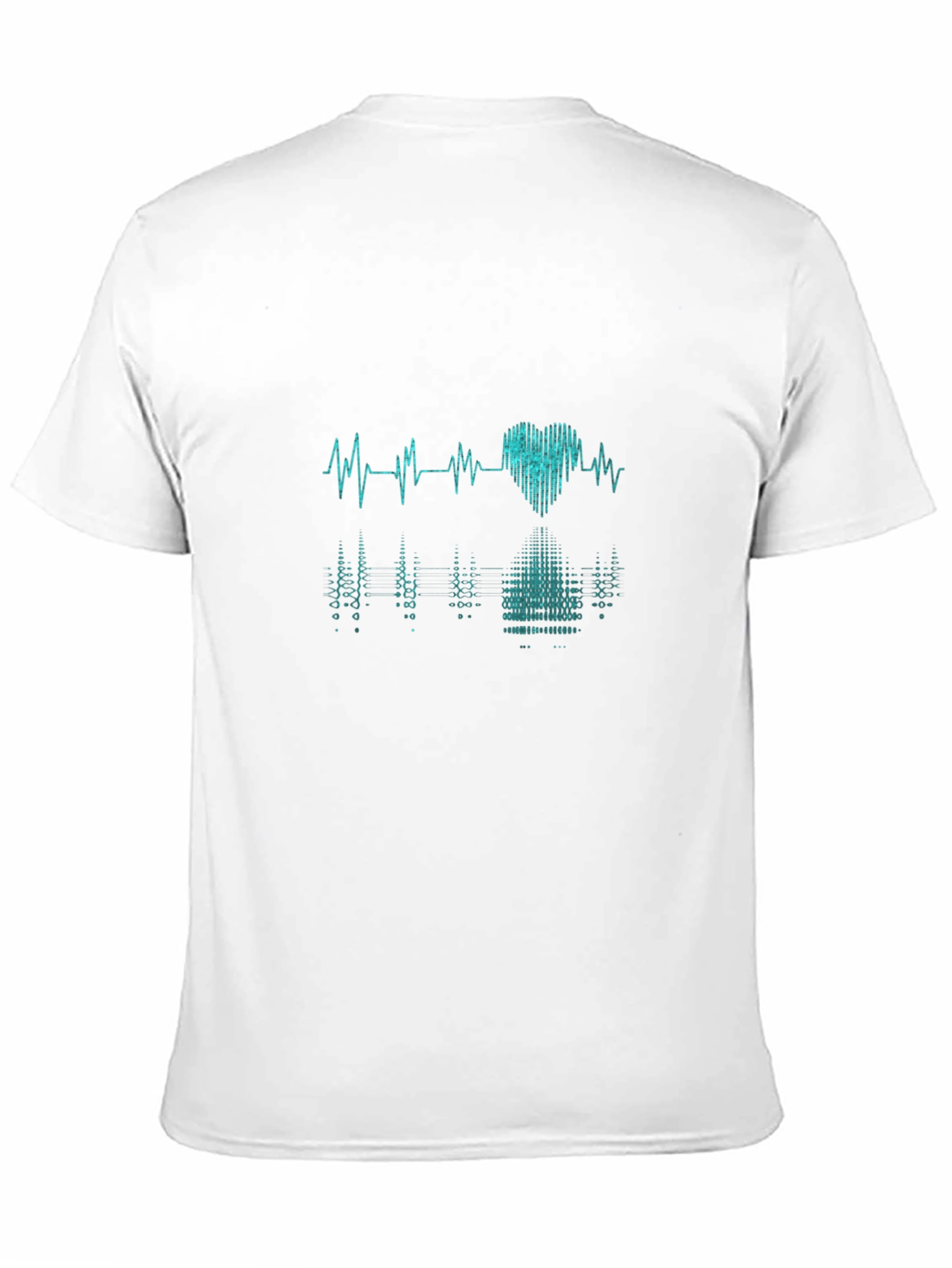 Heartbeat Graphic Tee - Black Casual T-Shirt