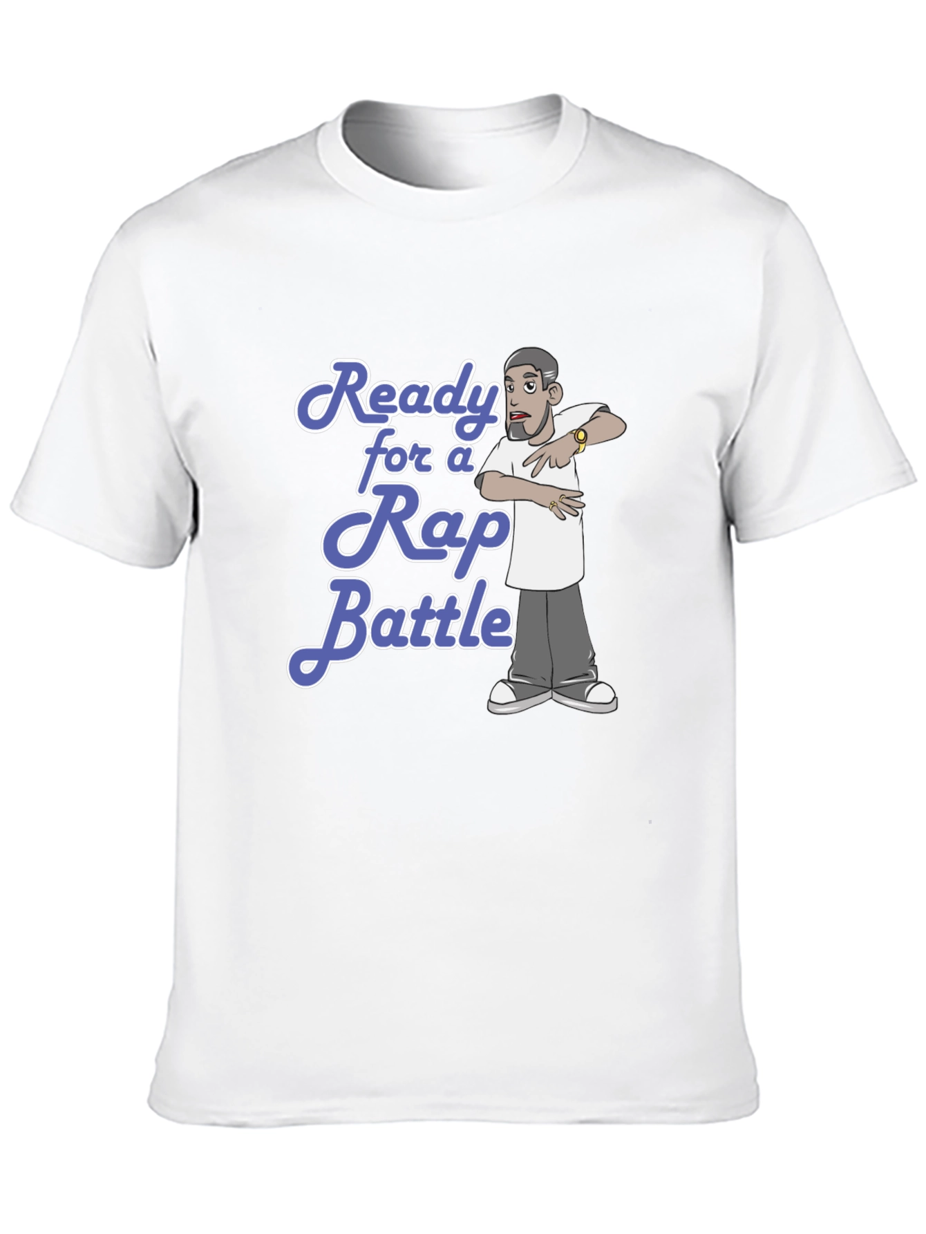 Ready for Rap Battle Black T-Shirt