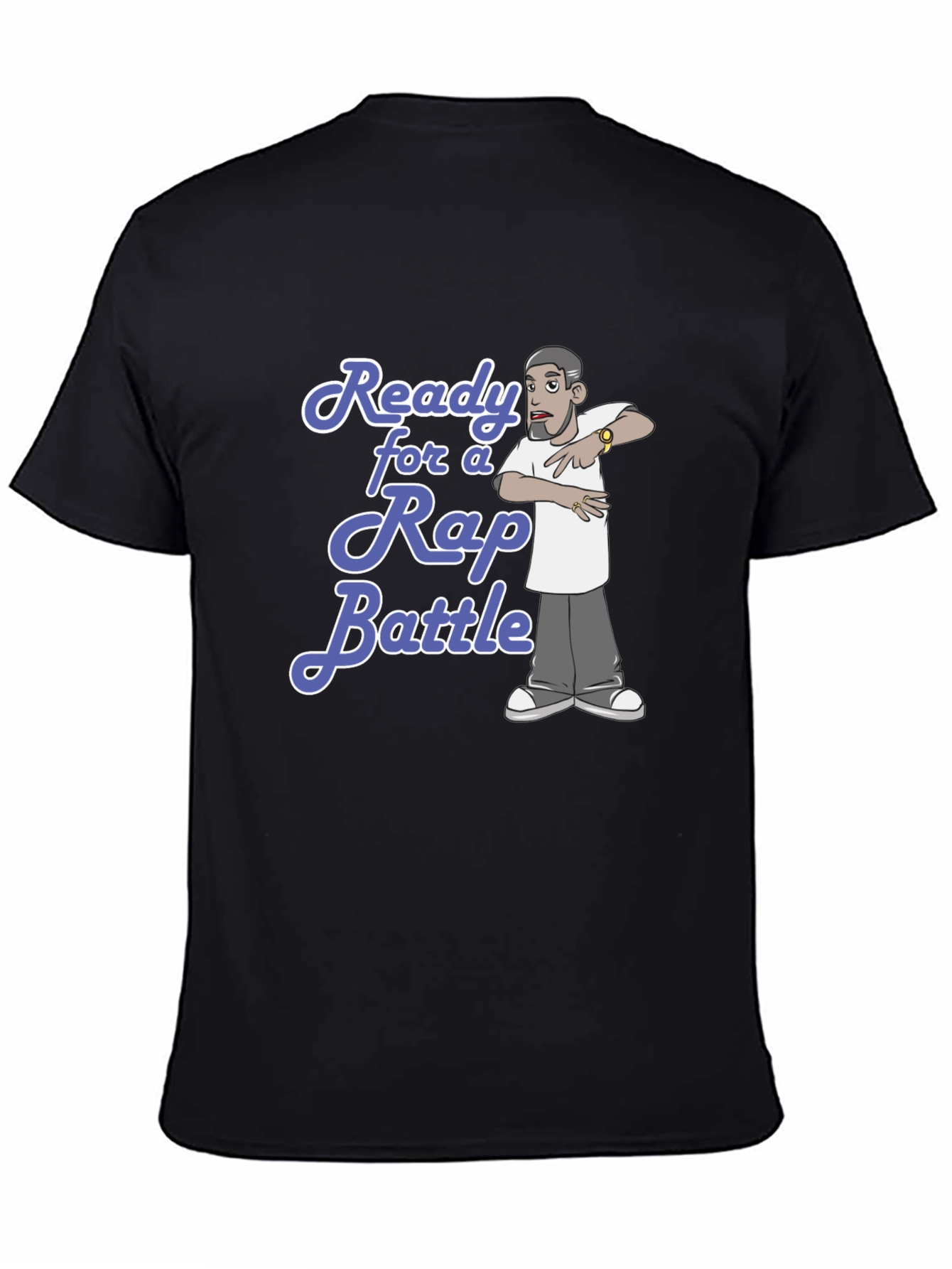 Ready for Rap Battle Black T-Shirt