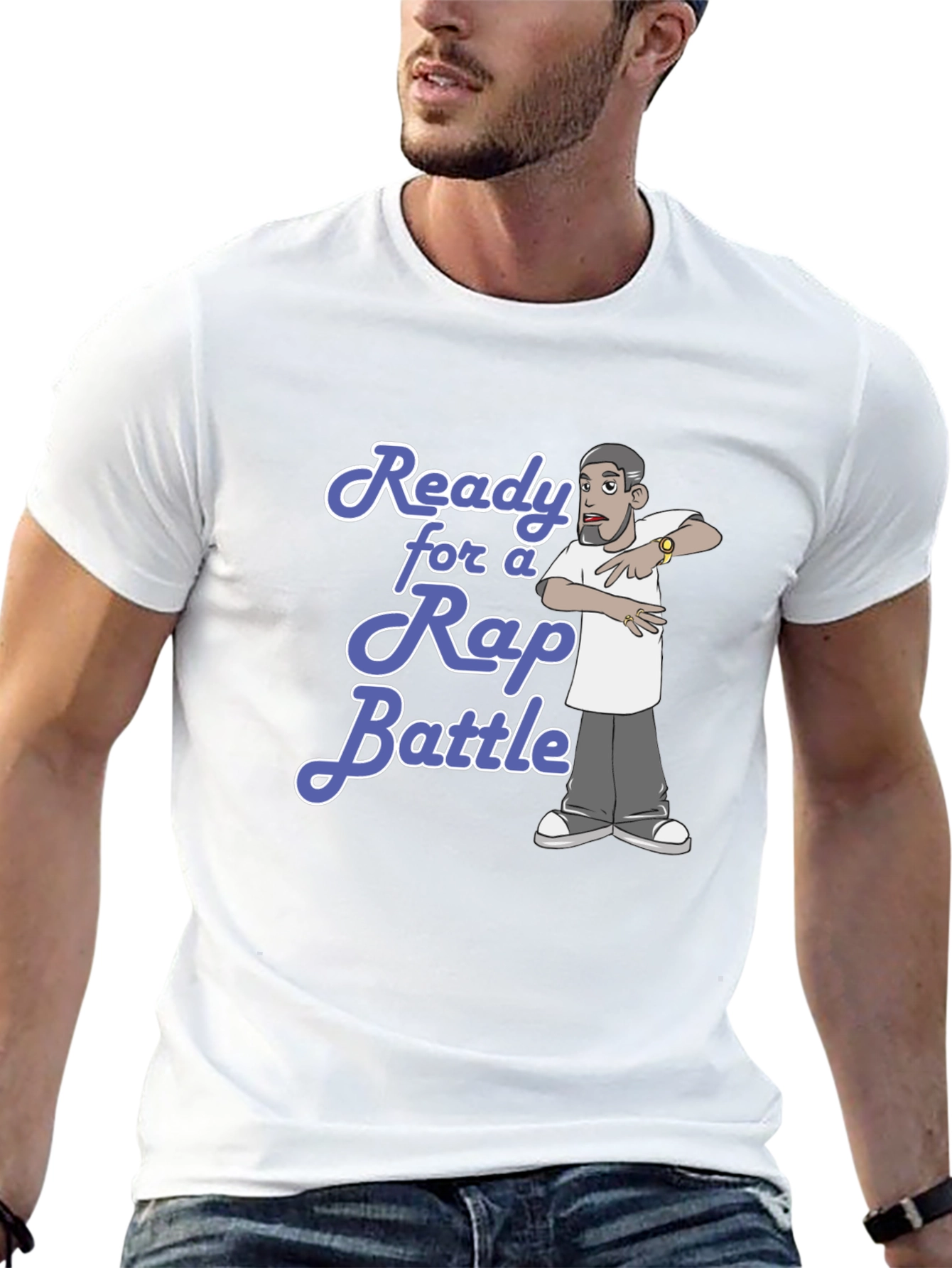 Ready for Rap Battle Black T-Shirt