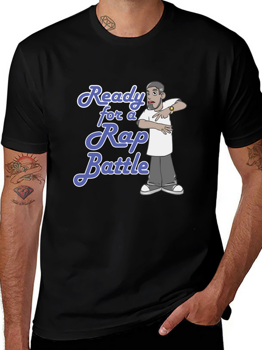 Ready for Rap Battle Black T-Shirt