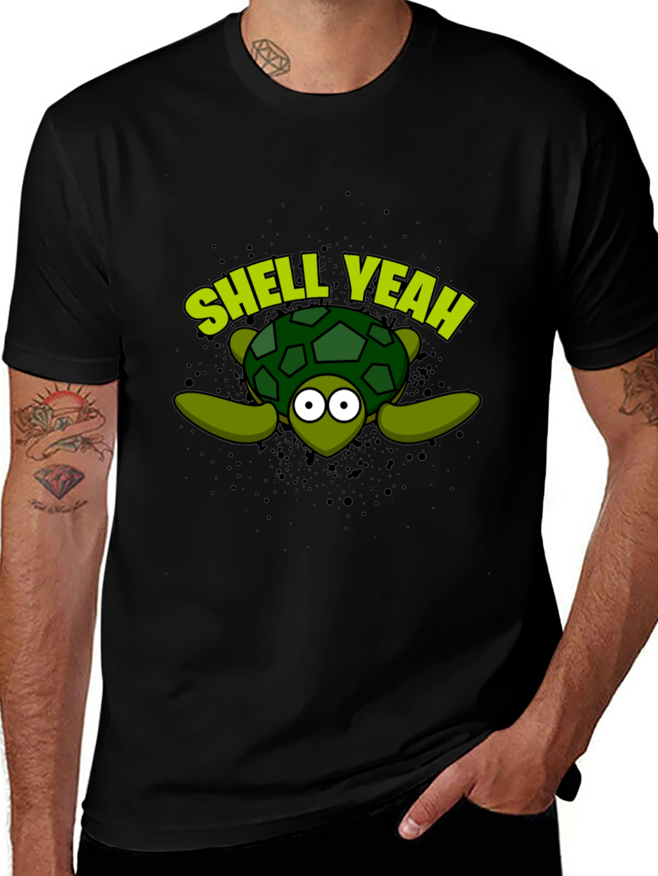 Shell Yeah Turtle Graphic T-Shirt