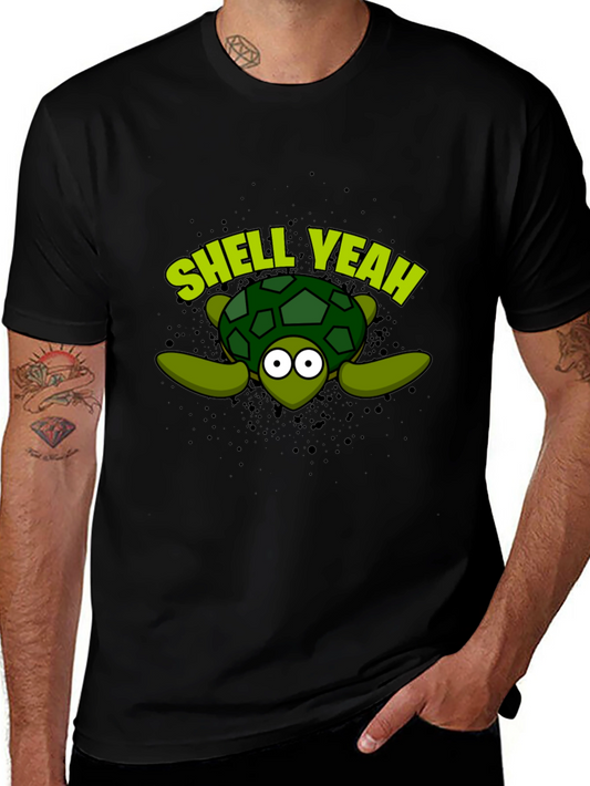 Shell Yeah Turtle Graphic T-Shirt