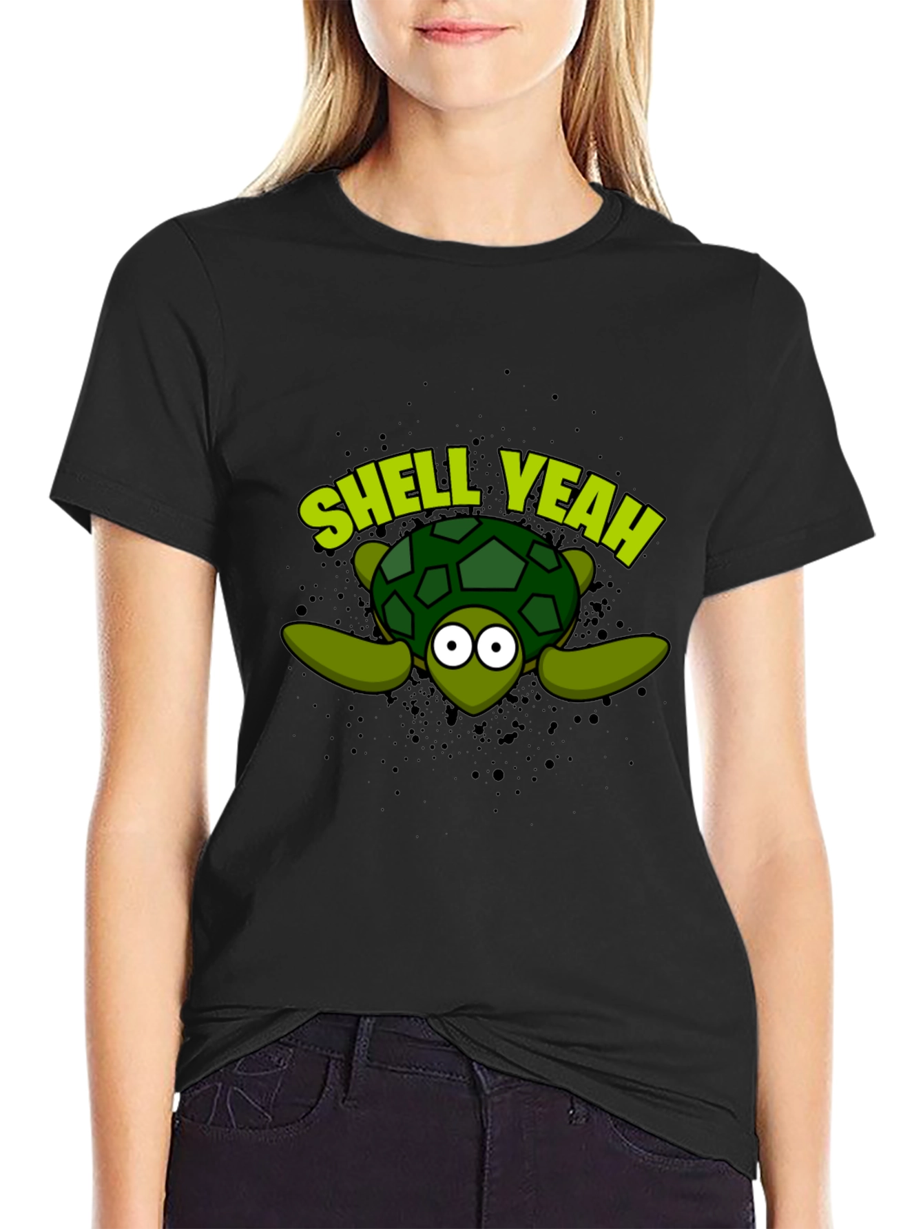 Shell Yeah Turtle Graphic T-Shirt
