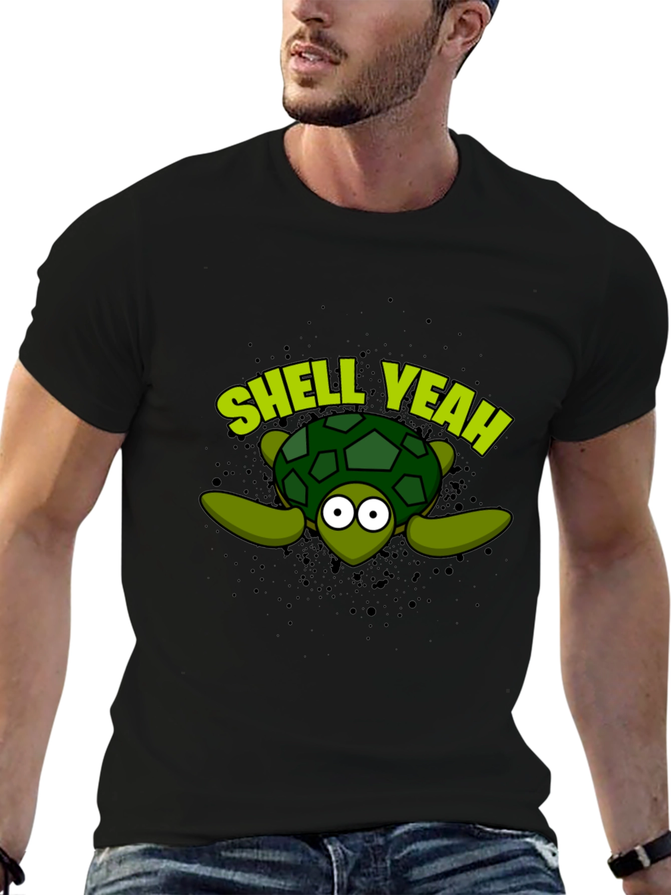 Shell Yeah Turtle Graphic T-Shirt