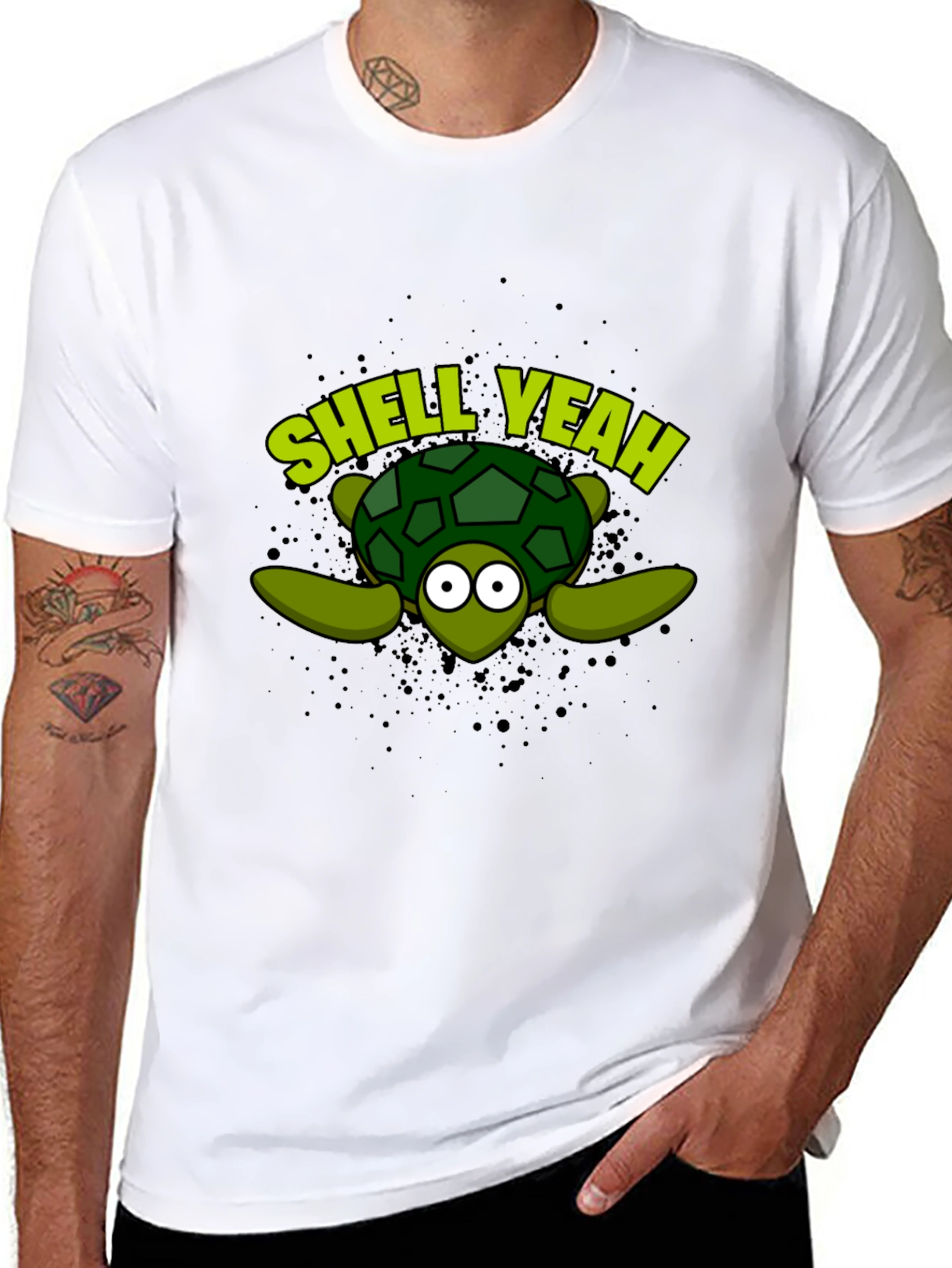 Shell Yeah Turtle Graphic T-Shirt