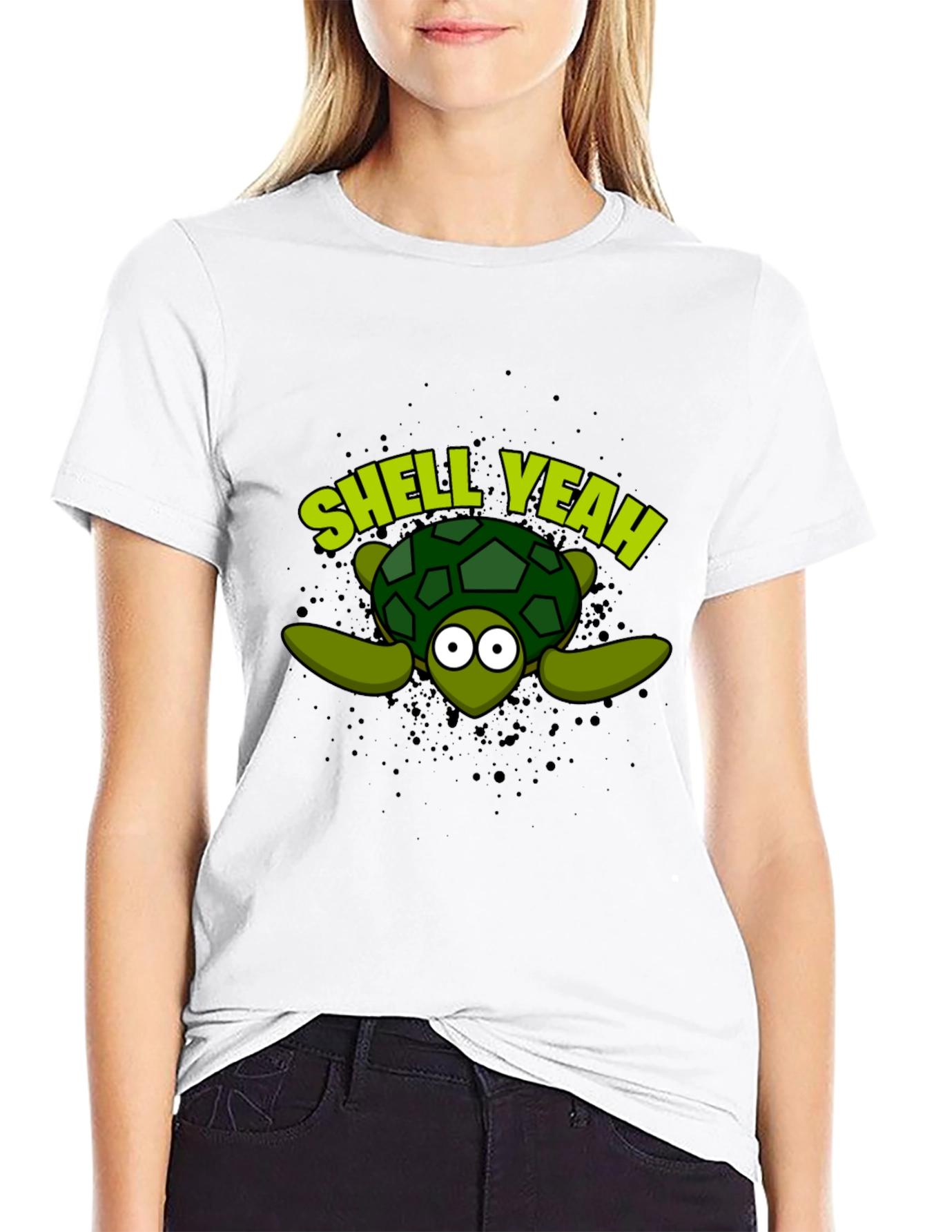 Shell Yeah Turtle Graphic T-Shirt
