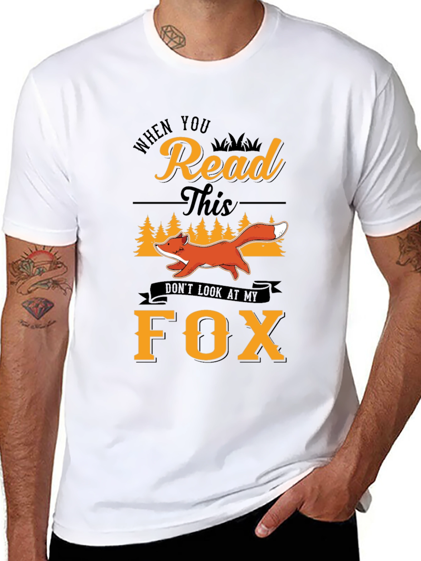 Funny Fox Graphic T-Shirt