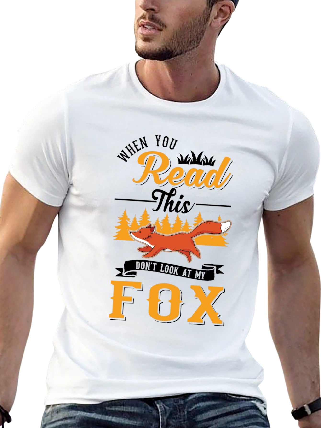 Funny Fox Graphic T-Shirt