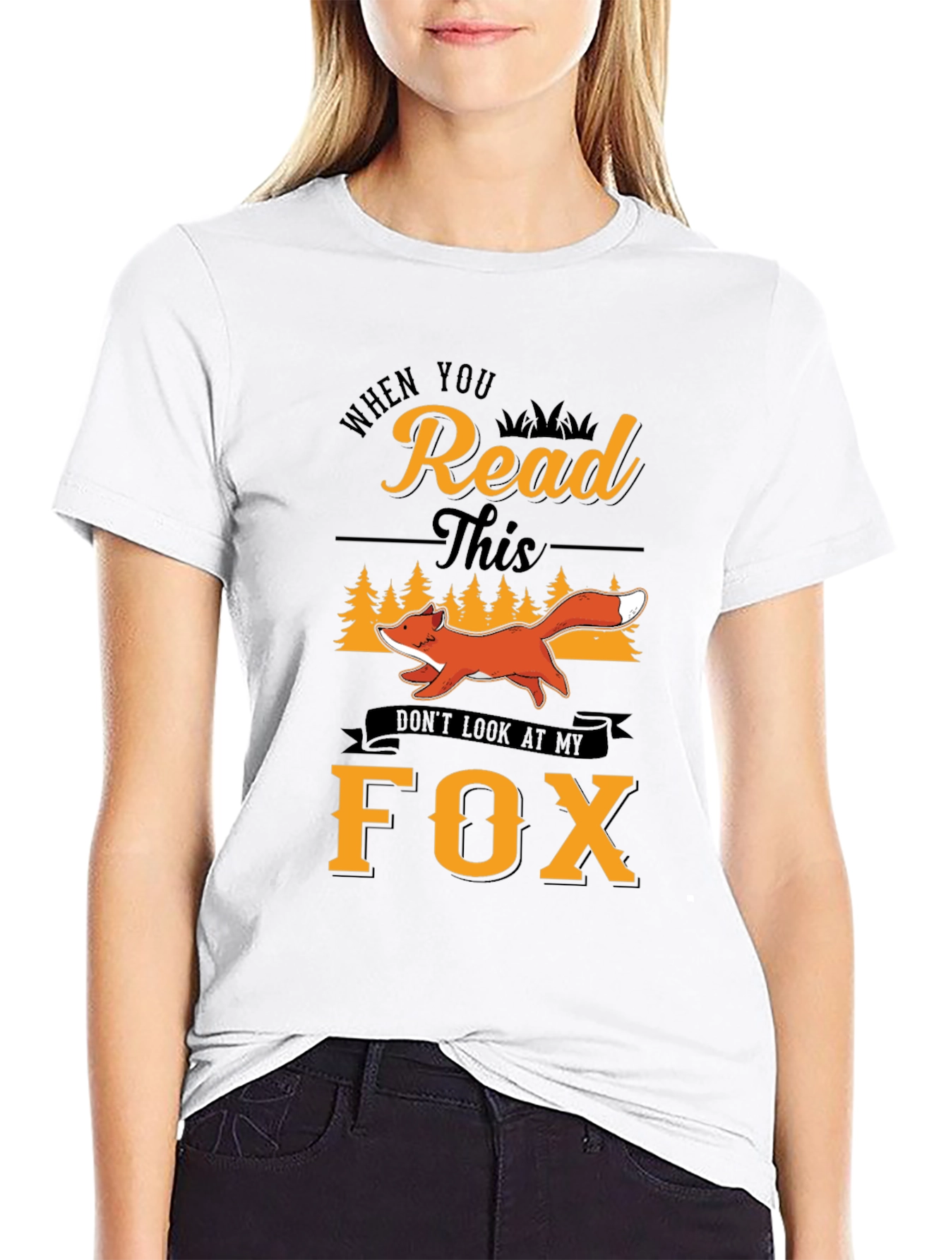 Funny Fox Graphic T-Shirt