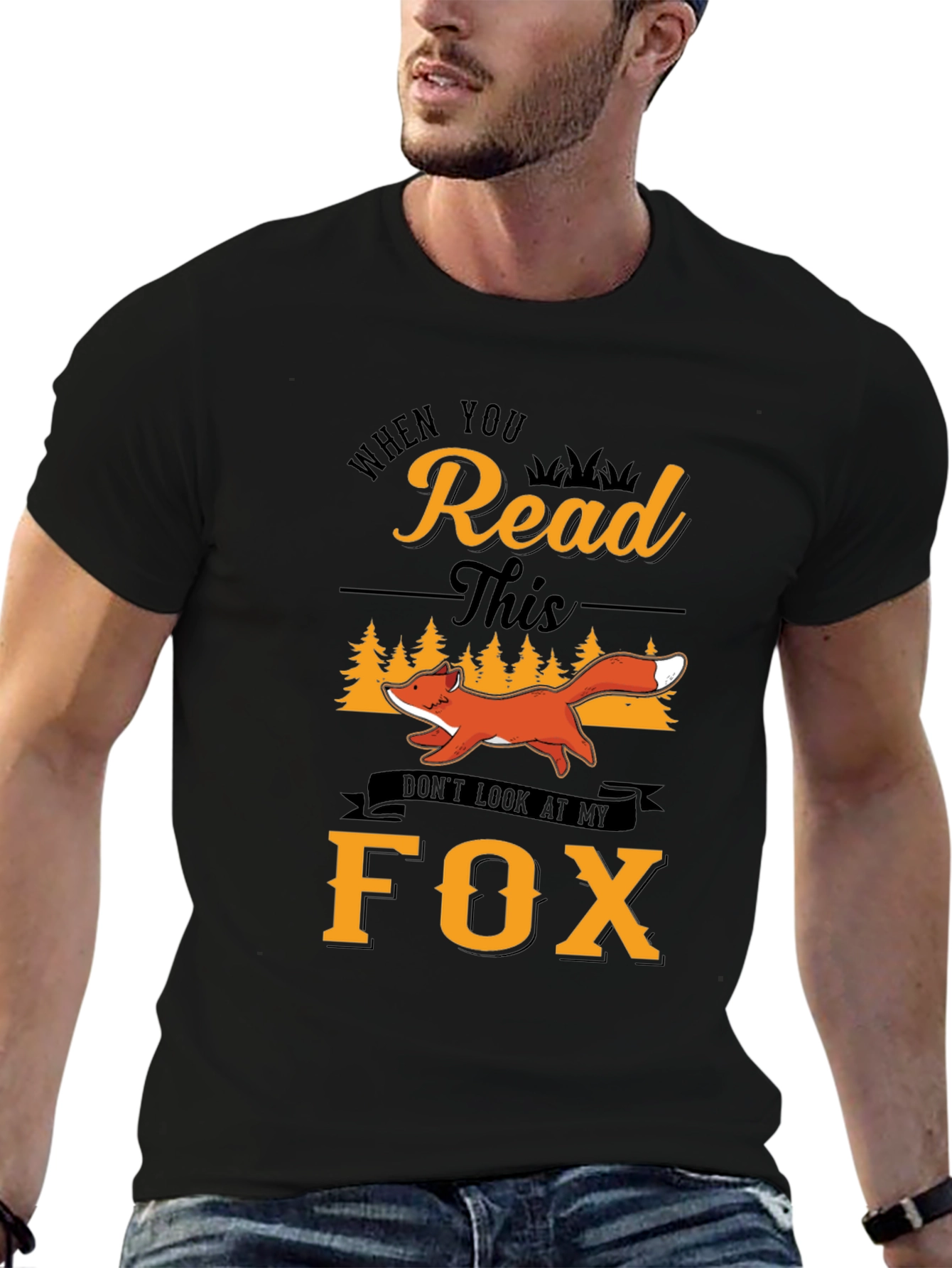 Funny Fox Graphic T-Shirt