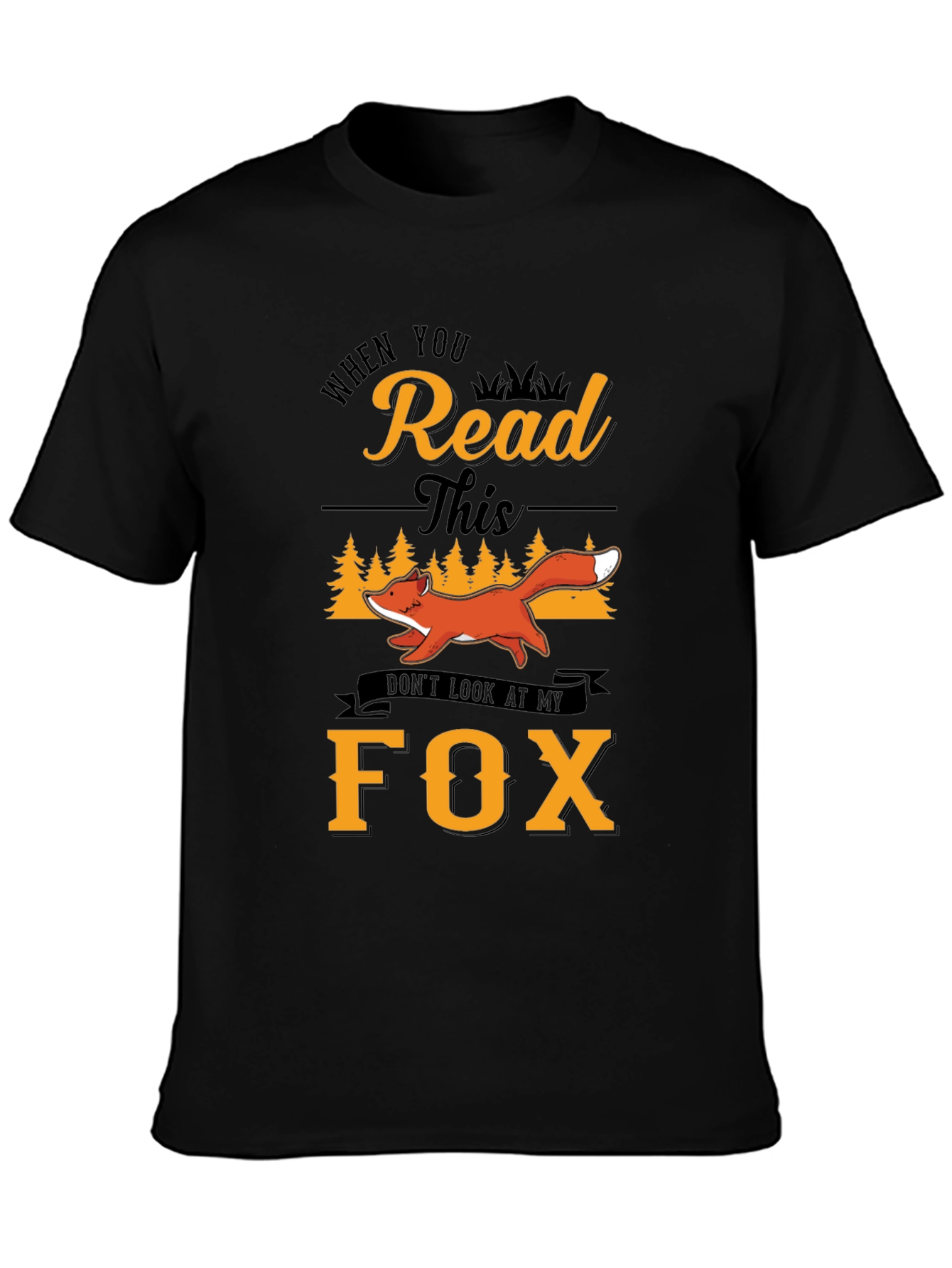 Funny Fox Graphic T-Shirt