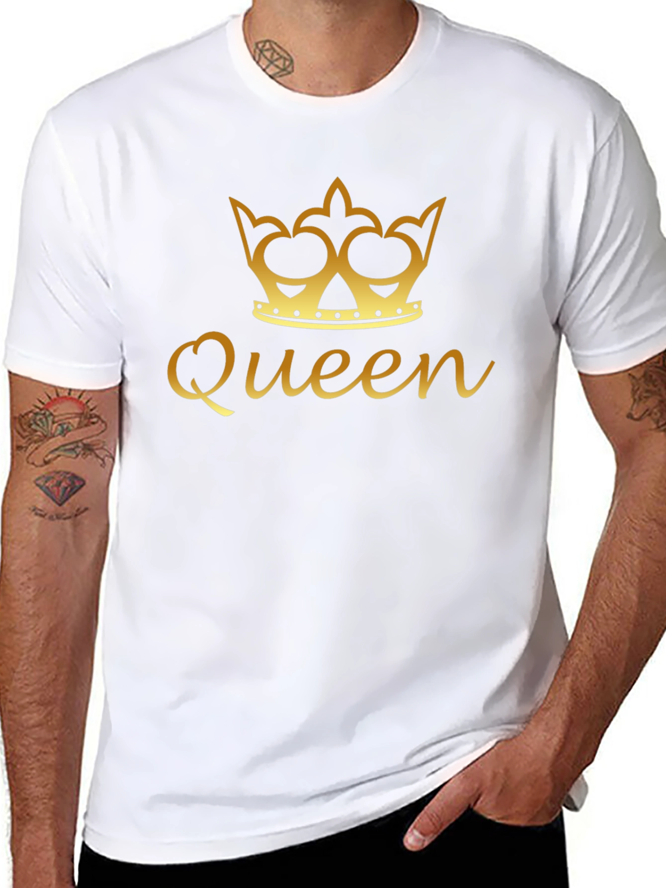 Queen Crown Graphic T-Shirt - Stylish Unisex Design