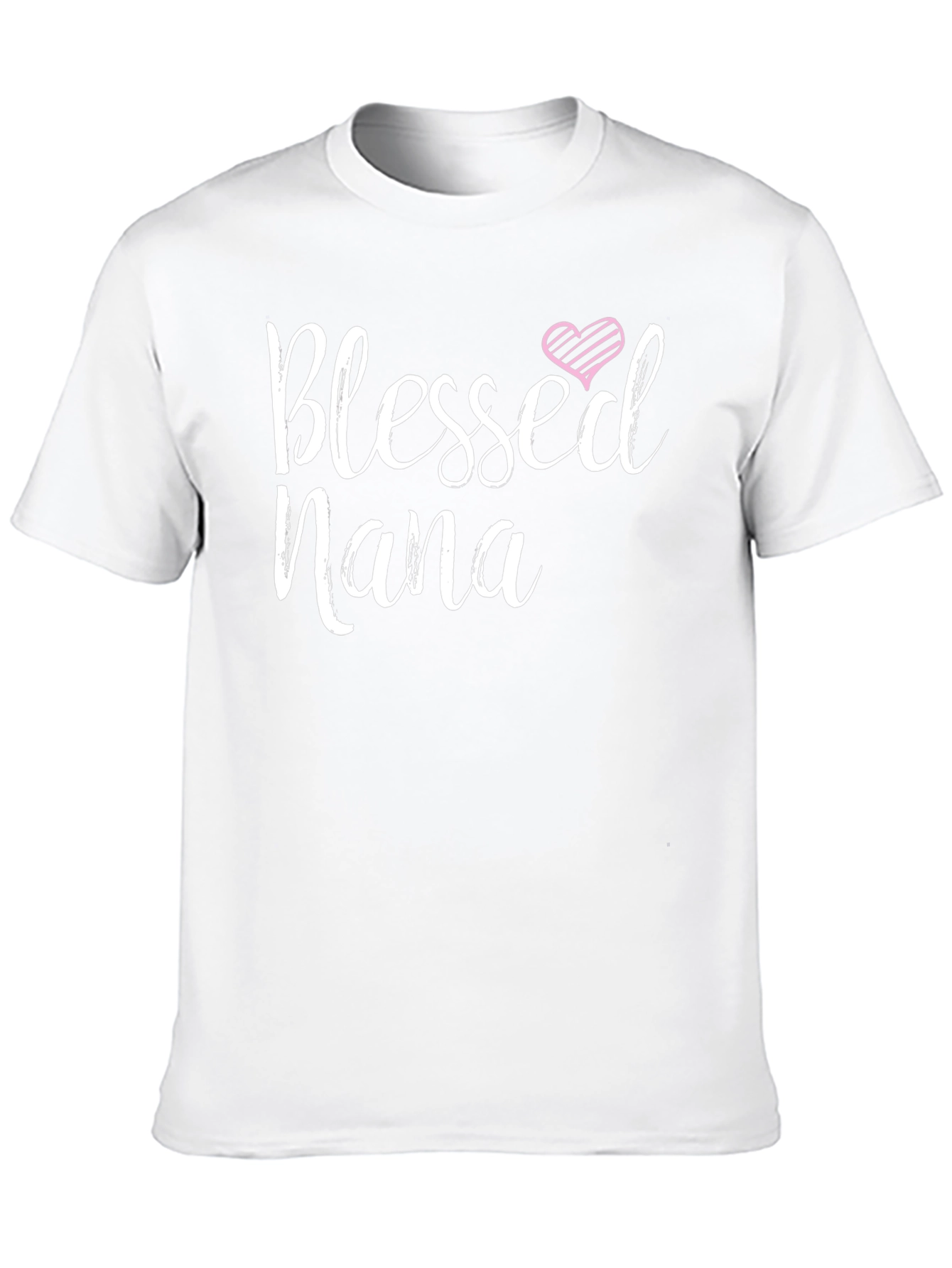 Blessed Nana T-Shirt - Heart Design