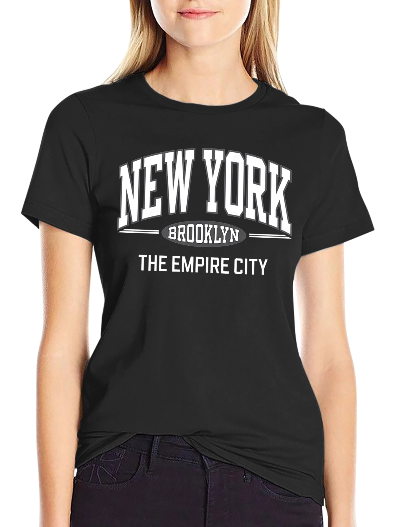 New York Brooklyn Empire City Black T-Shirt