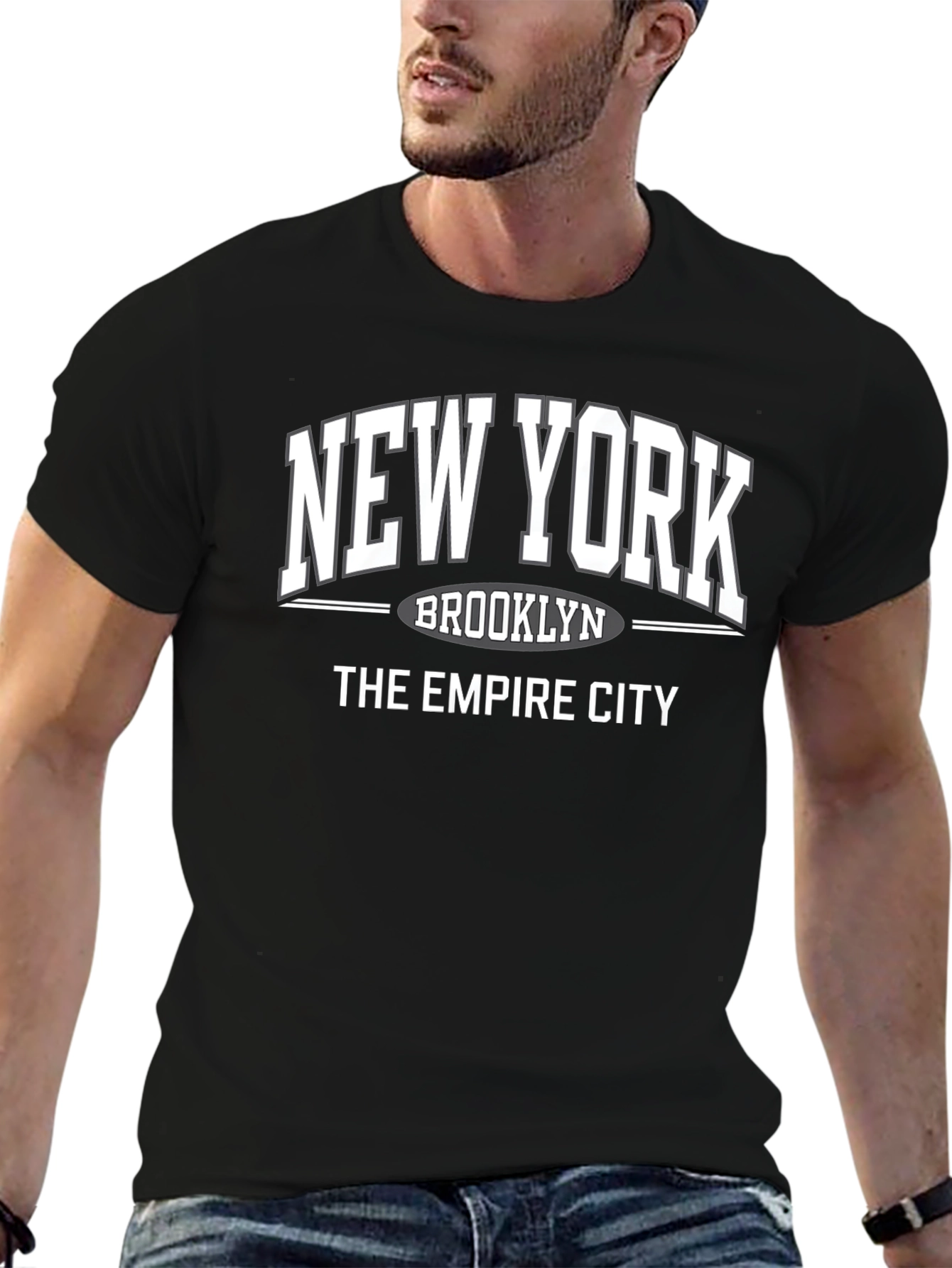 New York Brooklyn Empire City Black T-Shirt