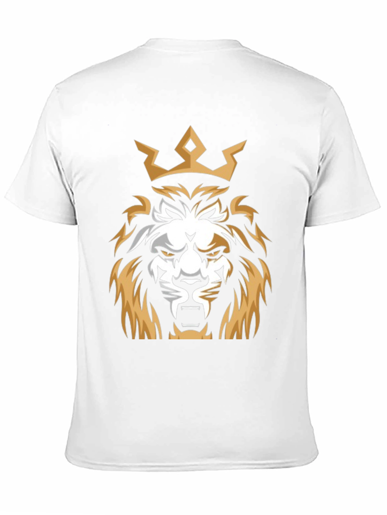 King Lion Graphic T-Shirt - Black Cotton Tee