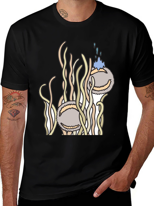 Abstract Spaghetti & Meatball Graphic Tee