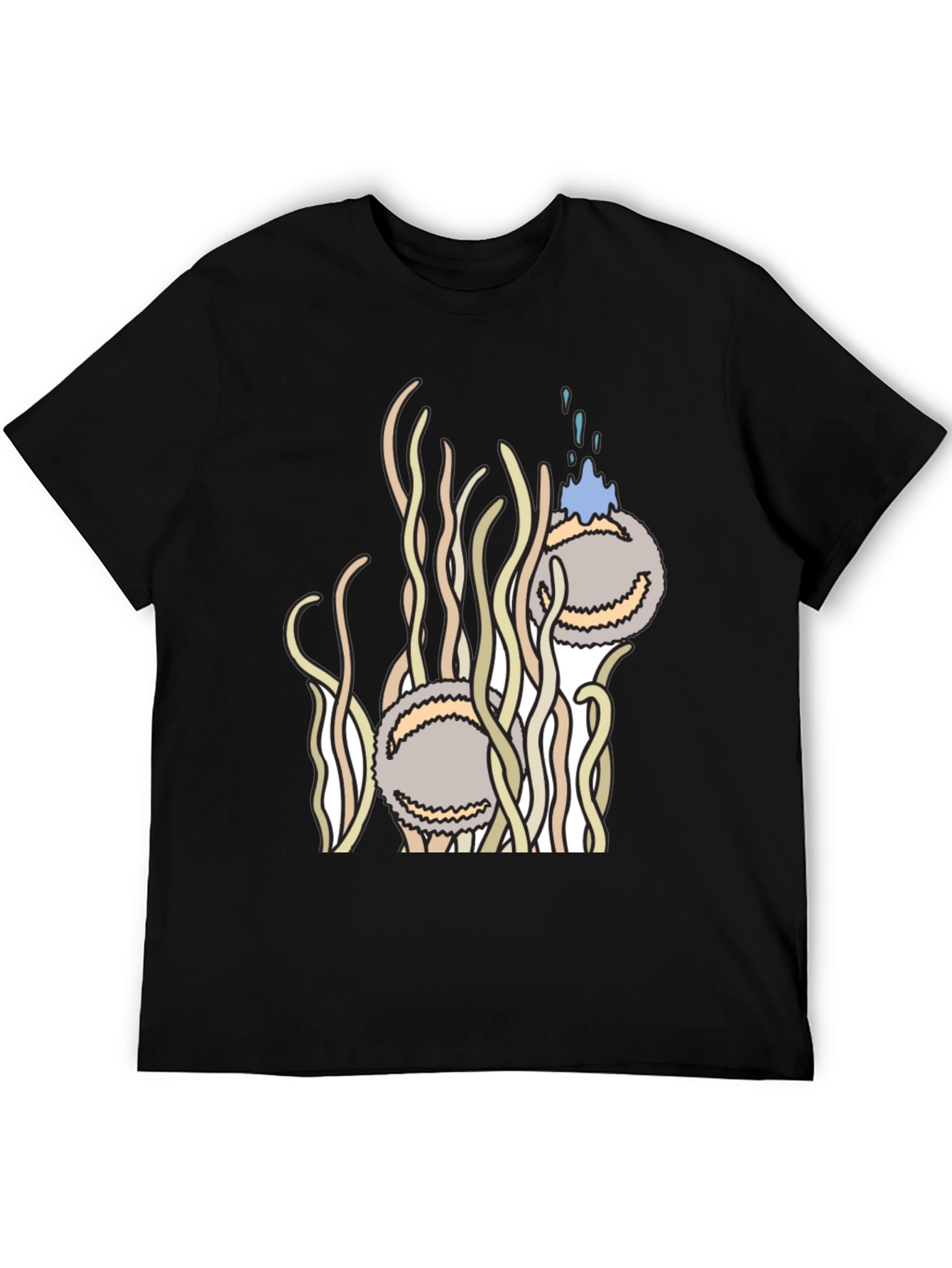 Abstract Spaghetti & Meatball Graphic Tee