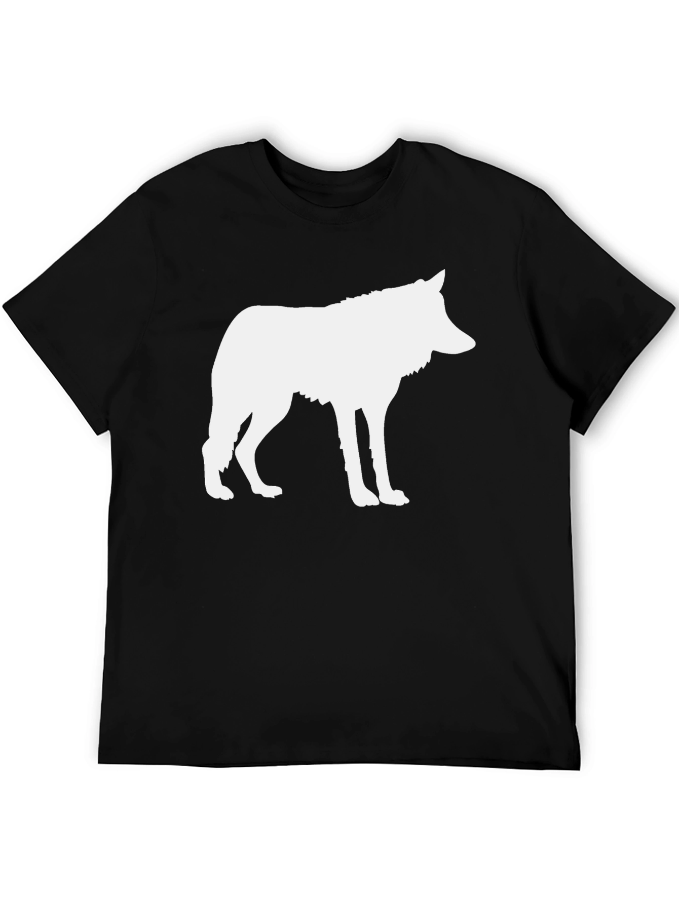 Wolf Silhouette Graphic T-Shirt