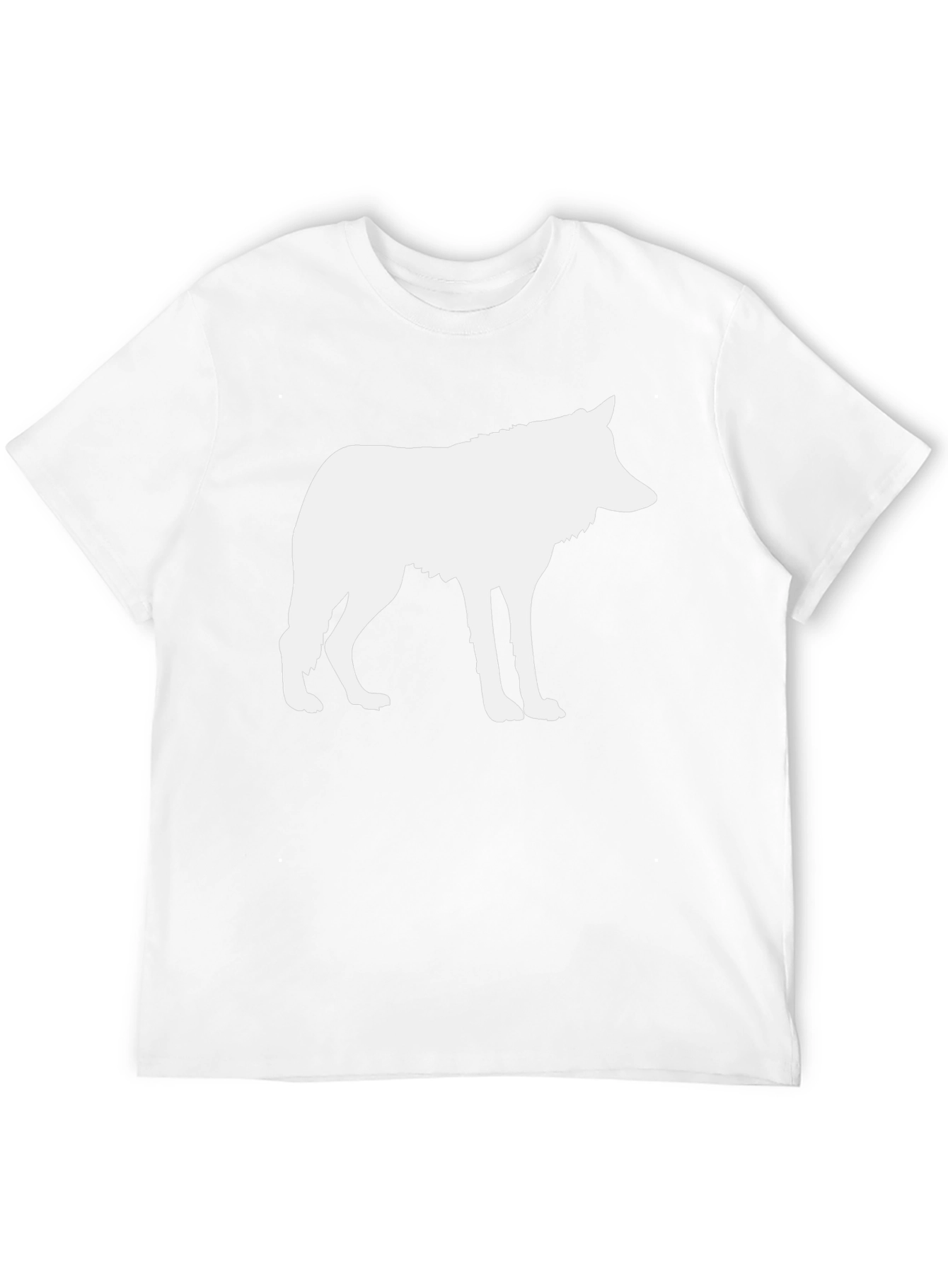 Wolf Silhouette Graphic T-Shirt