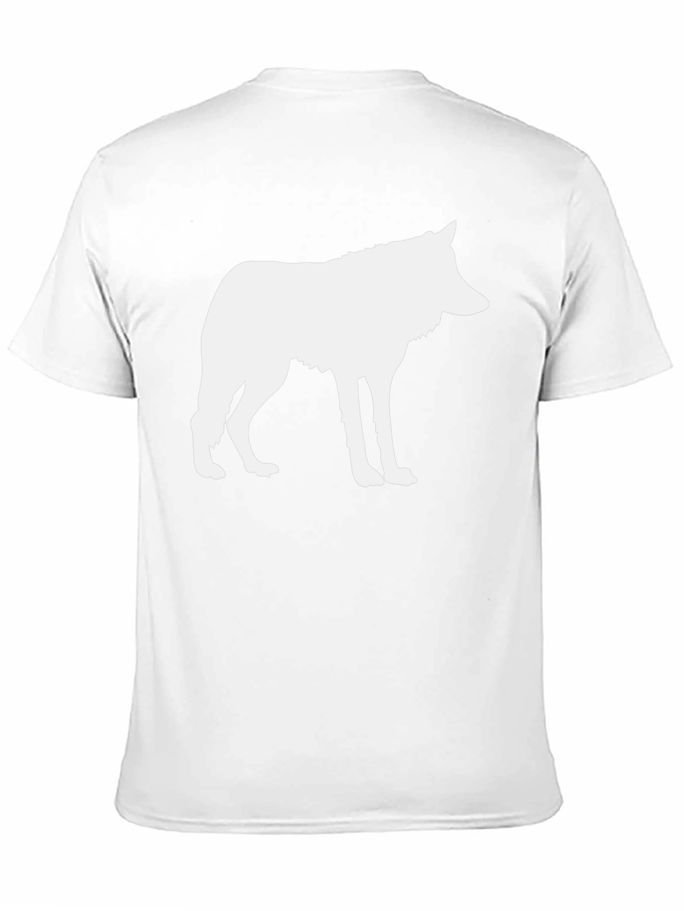 Wolf Silhouette Graphic T-Shirt